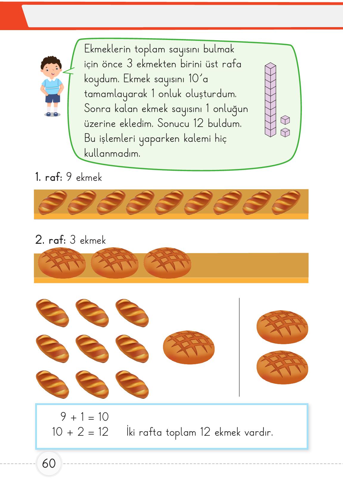 1. Sınıf Meb Yayınları Matematik Ders Kitabı 2. Kitap Sayfa 60 Cevapları