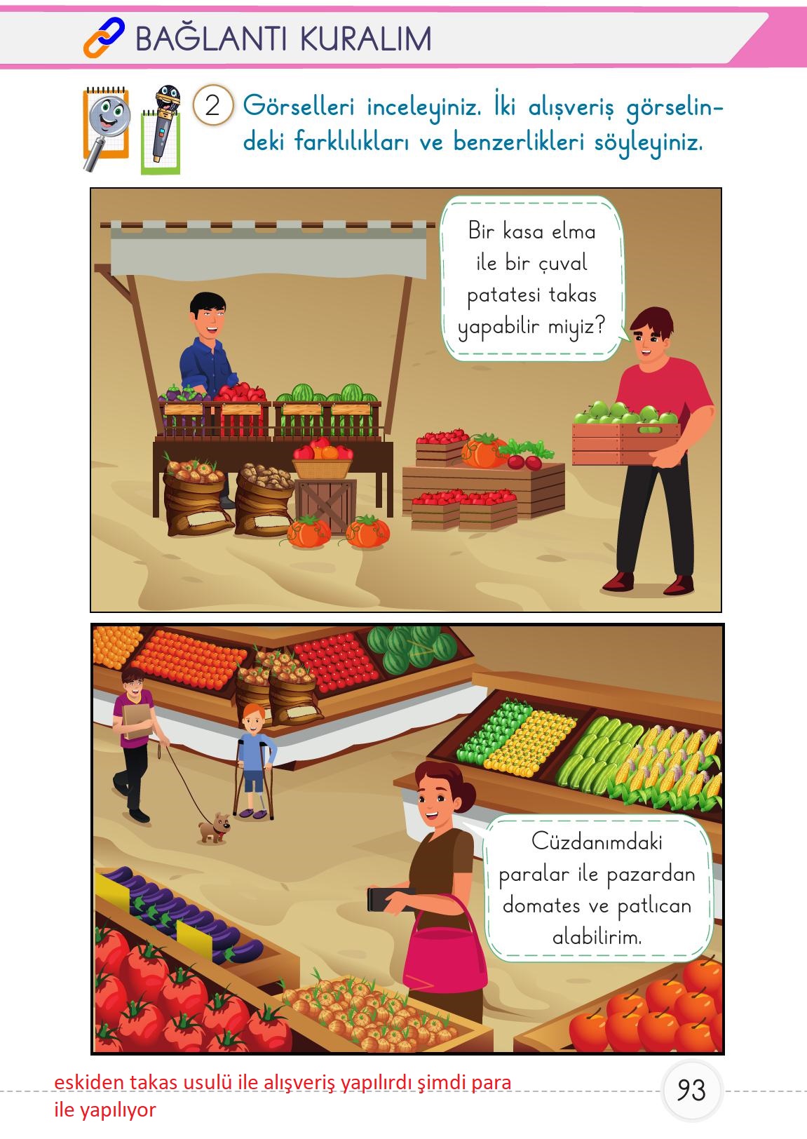 1. Sınıf Meb Yayınları Matematik Ders Kitabı 2. Kitap Sayfa 93 Cevapları 1. Sınıf Meb Yayınları Matematik Ders Kitabı 2. Kitap Sayfa 93 Cevapları