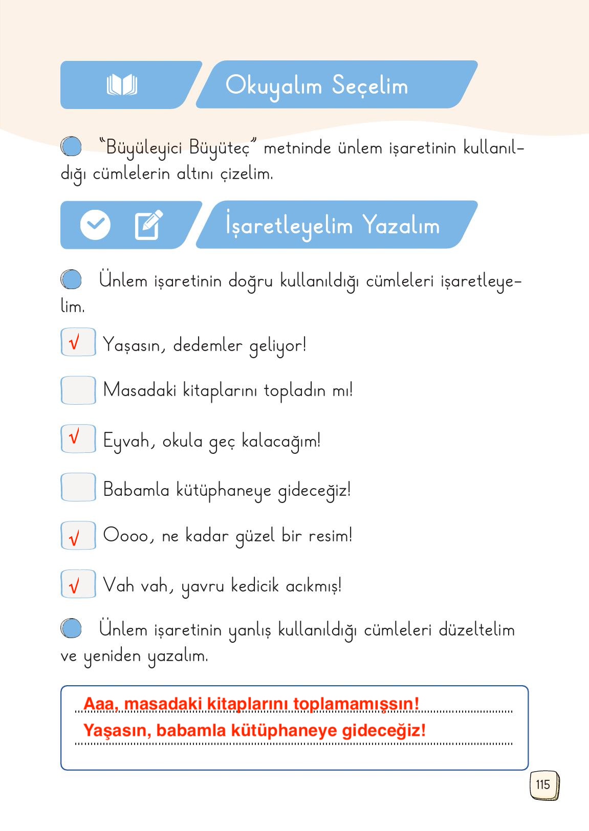 1. Sınıf Meb Yayınları Türkçe Ders Kitabı 1. Kitap Sayfa 115 Cevapları 1. Sınıf Meb Yayınları Türkçe Ders Kitabı 1. Kitap Sayfa 115 Cevapları