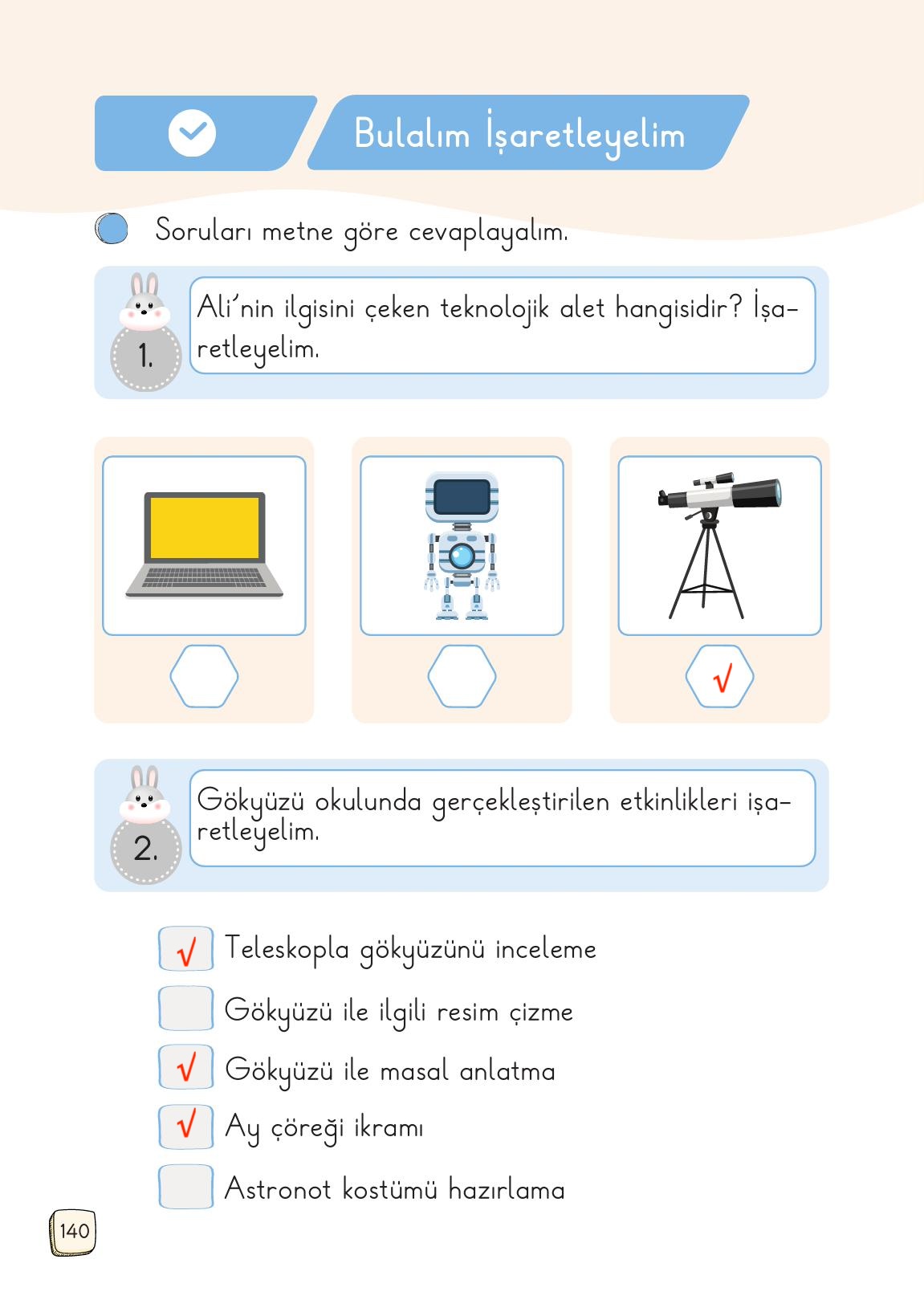 1. Sınıf Meb Yayınları Türkçe Ders Kitabı 1. Kitap Sayfa 140 Cevapları 1. Sınıf Meb Yayınları Türkçe Ders Kitabı 1. Kitap Sayfa 140 Cevapları