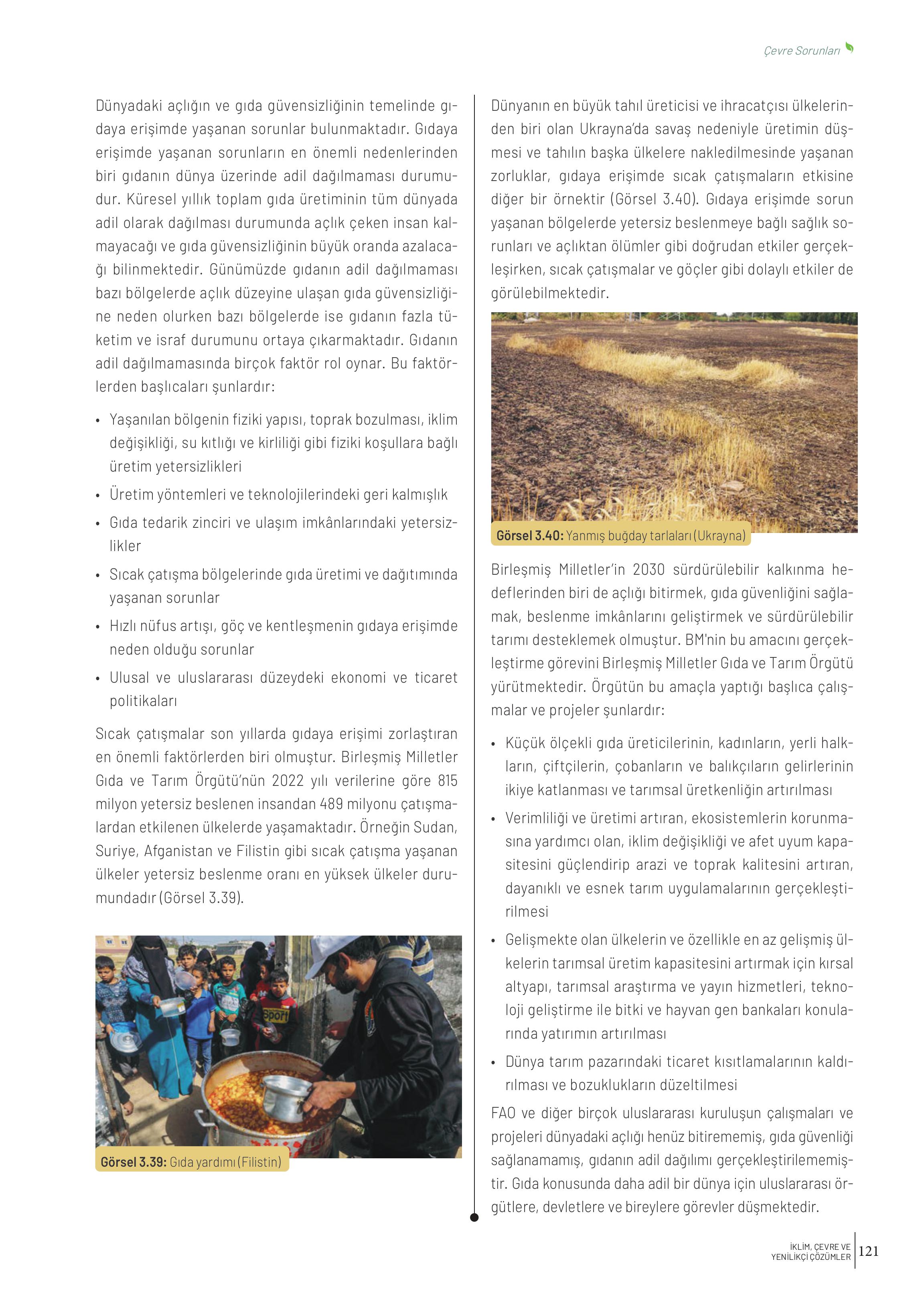 10-11-12. Sınıf Meb Yayınları İklim Çevre Ve Yenilikçi Çözümler Ders Kitabı Sayfa 121 Cevapları 10-11-12. Sınıf Meb Yayınları İklim Çevre Ve Yenilikçi Çözümler Ders Kitabı Sayfa 121 Cevapları