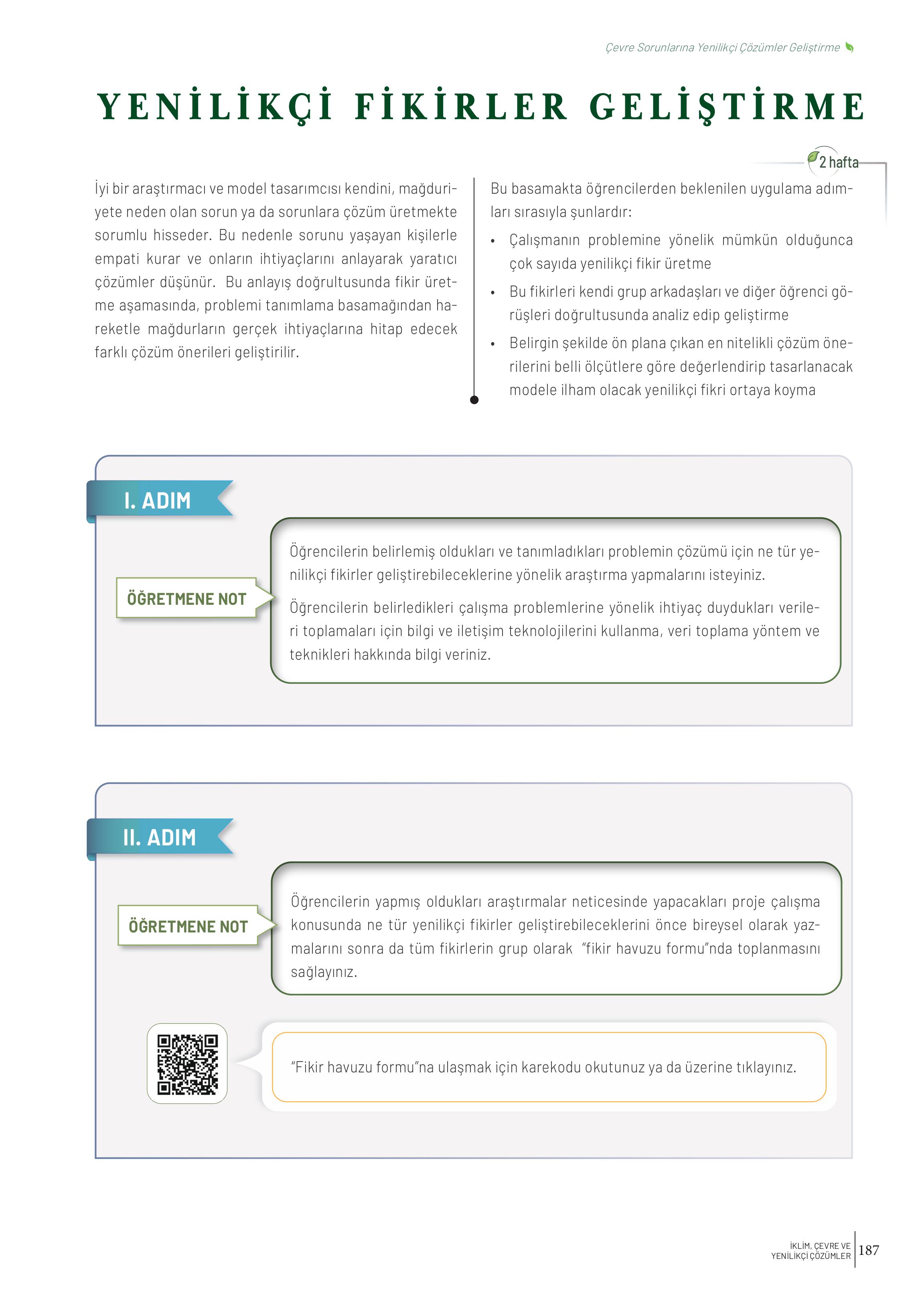 10-11-12. Sınıf Meb Yayınları İklim Çevre Ve Yenilikçi Çözümler Ders Kitabı Sayfa 187 Cevapları 10-11-12. Sınıf Meb Yayınları İklim Çevre Ve Yenilikçi Çözümler Ders Kitabı Sayfa 187 Cevapları