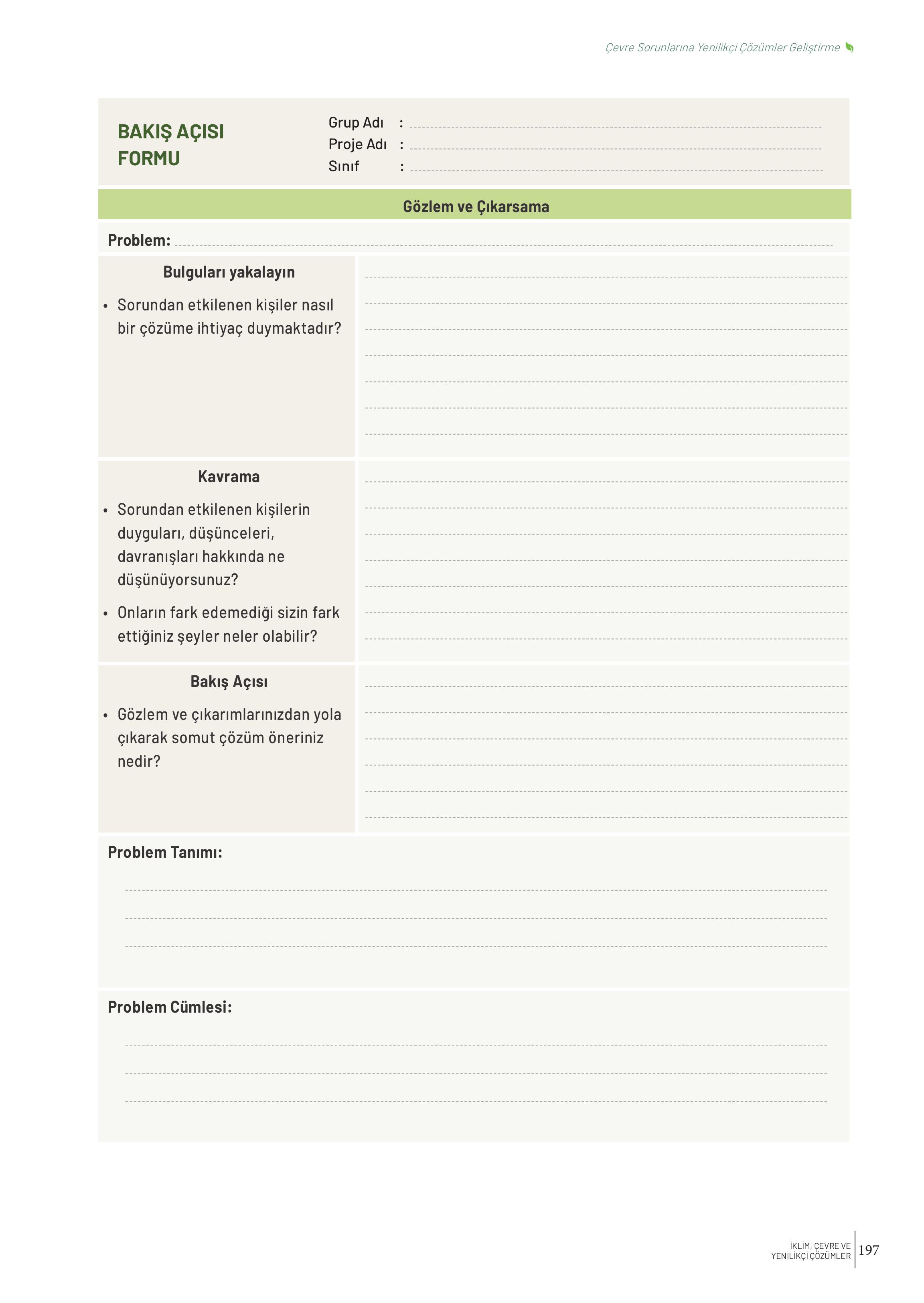 10-11-12. Sınıf Meb Yayınları İklim Çevre Ve Yenilikçi Çözümler Ders Kitabı Sayfa 197 Cevapları 10-11-12. Sınıf Meb Yayınları İklim Çevre Ve Yenilikçi Çözümler Ders Kitabı Sayfa 197 Cevapları