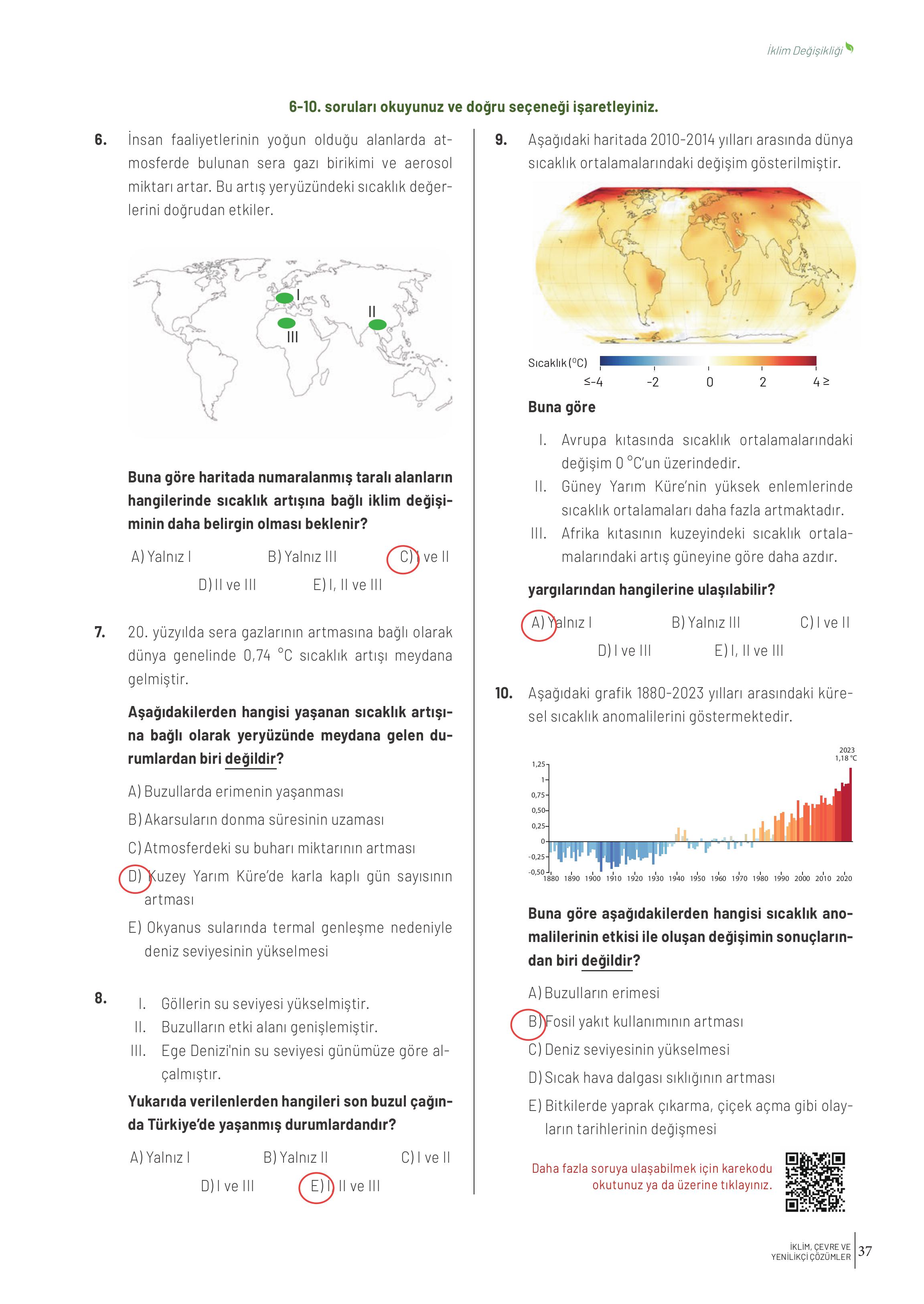 10-11-12. Sınıf Meb Yayınları İklim Çevre Ve Yenilikçi Çözümler Ders Kitabı Sayfa 37 Cevapları 10-11-12. Sınıf Meb Yayınları İklim Çevre Ve Yenilikçi Çözümler Ders Kitabı Sayfa 37 Cevapları