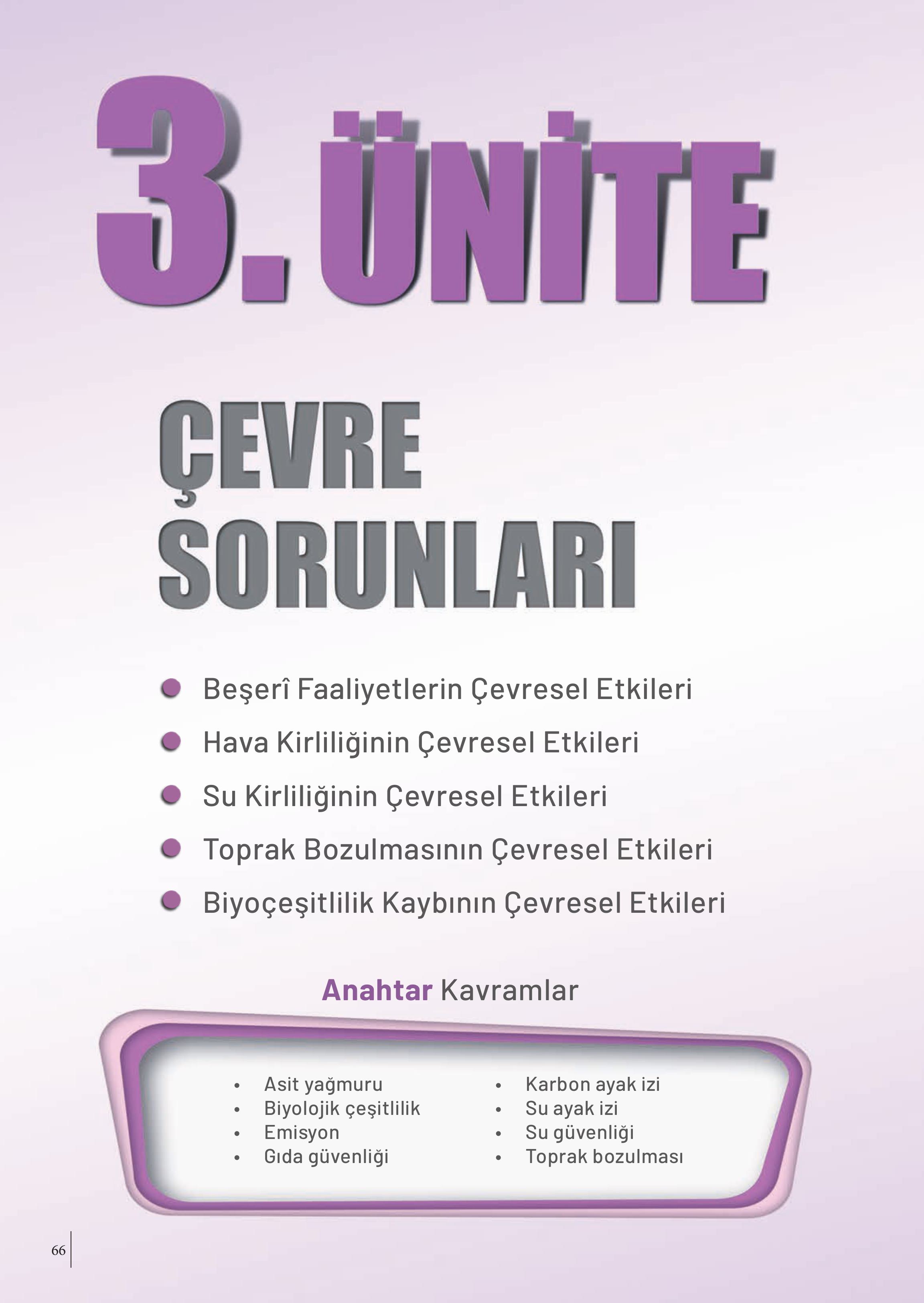 10-11-12. Sınıf Meb Yayınları İklim Çevre Ve Yenilikçi Çözümler Ders Kitabı Sayfa 66 Cevapları 10-11-12. Sınıf Meb Yayınları İklim Çevre Ve Yenilikçi Çözümler Ders Kitabı Sayfa 66 Cevapları