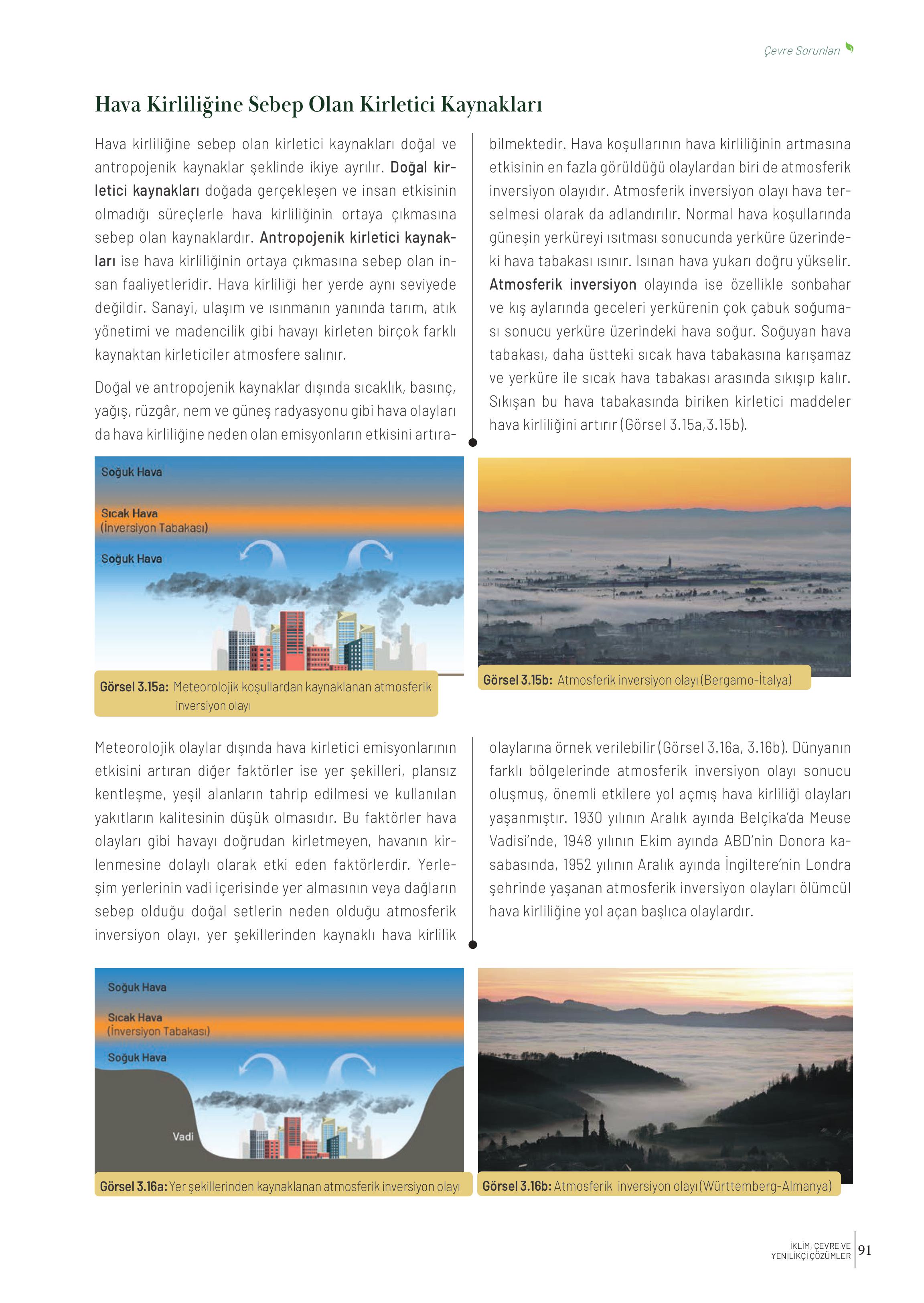 10-11-12. Sınıf Meb Yayınları İklim Çevre Ve Yenilikçi Çözümler Ders Kitabı Sayfa 91 Cevapları 10-11-12. Sınıf Meb Yayınları İklim Çevre Ve Yenilikçi Çözümler Ders Kitabı Sayfa 91 Cevapları