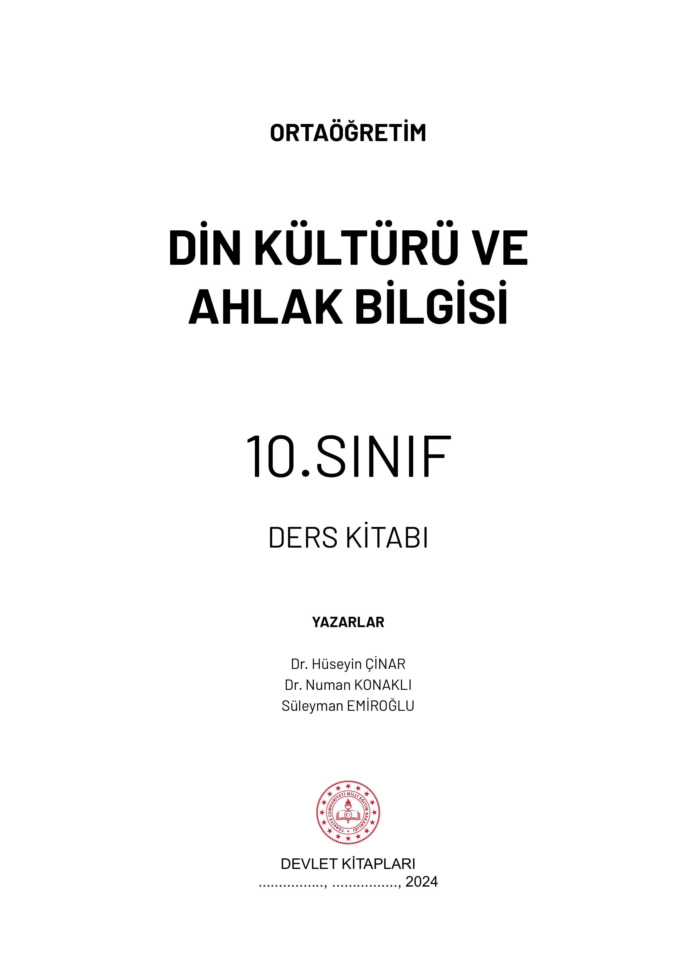 10. Sınıf Meb Yayınları Din Kültürü Ve Ahlak Bilgisi Ders Kitabı Sayfa 1 Cevapları 10. Sınıf Meb Yayınları Din Kültürü Ve Ahlak Bilgisi Ders Kitabı Sayfa 1 Cevapları