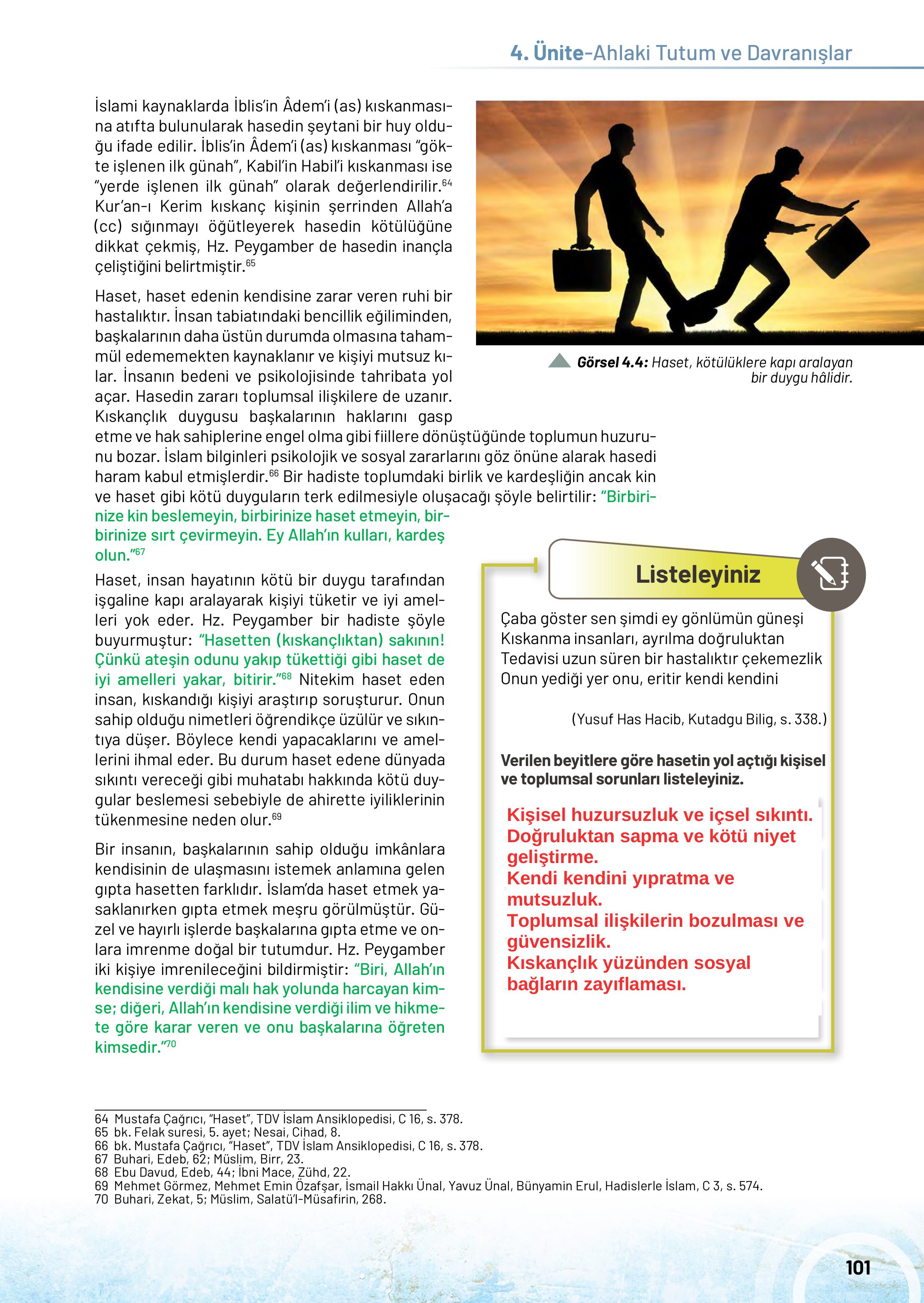 10. Sınıf Meb Yayınları Din Kültürü Ve Ahlak Bilgisi Ders Kitabı Sayfa 101 Cevapları 10. Sınıf Meb Yayınları Din Kültürü Ve Ahlak Bilgisi Ders Kitabı Sayfa 101 Cevapları