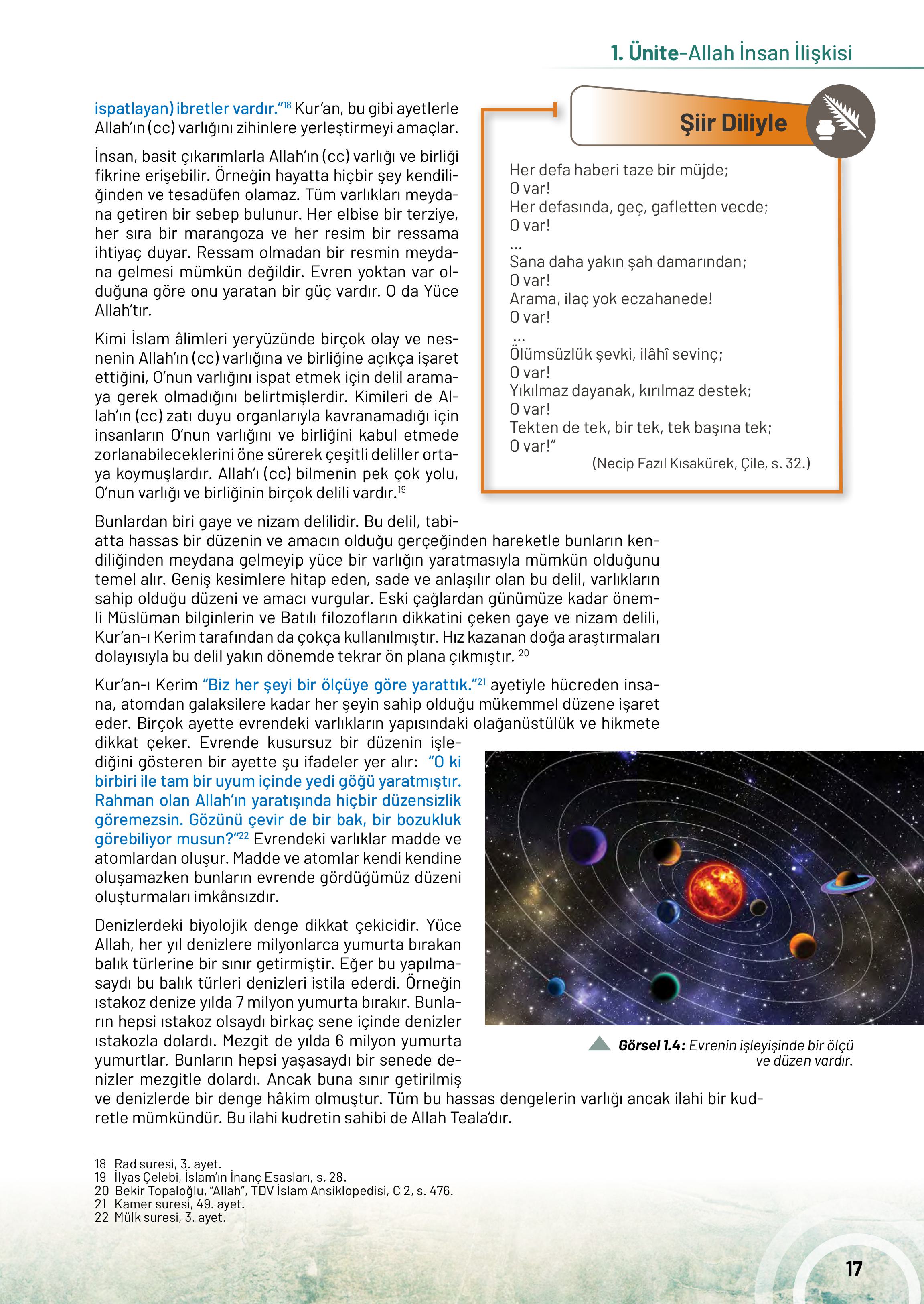 10. Sınıf Meb Yayınları Din Kültürü Ve Ahlak Bilgisi Ders Kitabı Sayfa 17 Cevapları