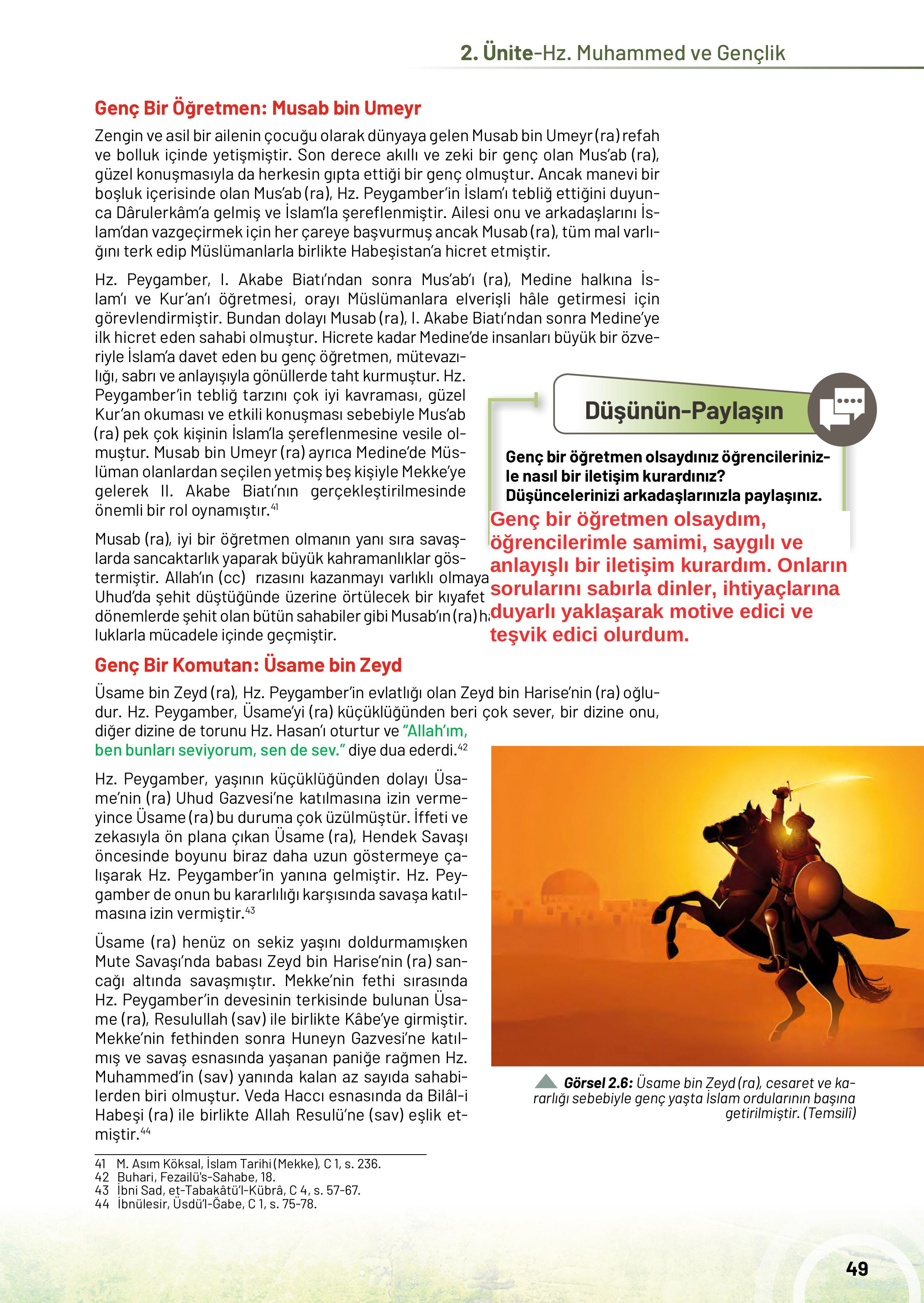 10. Sınıf Meb Yayınları Din Kültürü Ve Ahlak Bilgisi Ders Kitabı Sayfa 49 Cevapları 10. Sınıf Meb Yayınları Din Kültürü Ve Ahlak Bilgisi Ders Kitabı Sayfa 49 Cevapları