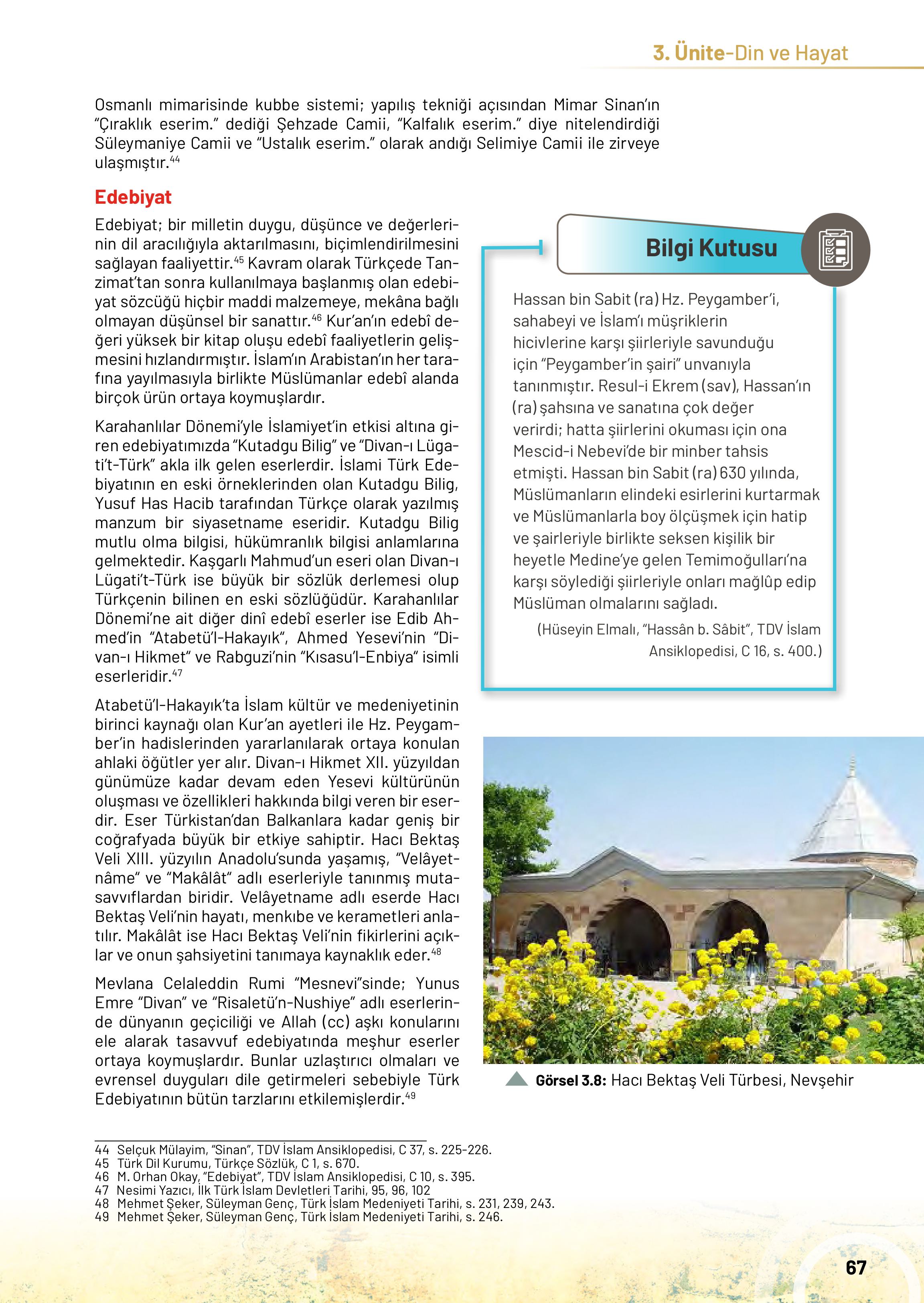 10. Sınıf Meb Yayınları Din Kültürü Ve Ahlak Bilgisi Ders Kitabı Sayfa 67 Cevapları 10. Sınıf Meb Yayınları Din Kültürü Ve Ahlak Bilgisi Ders Kitabı Sayfa 67 Cevapları