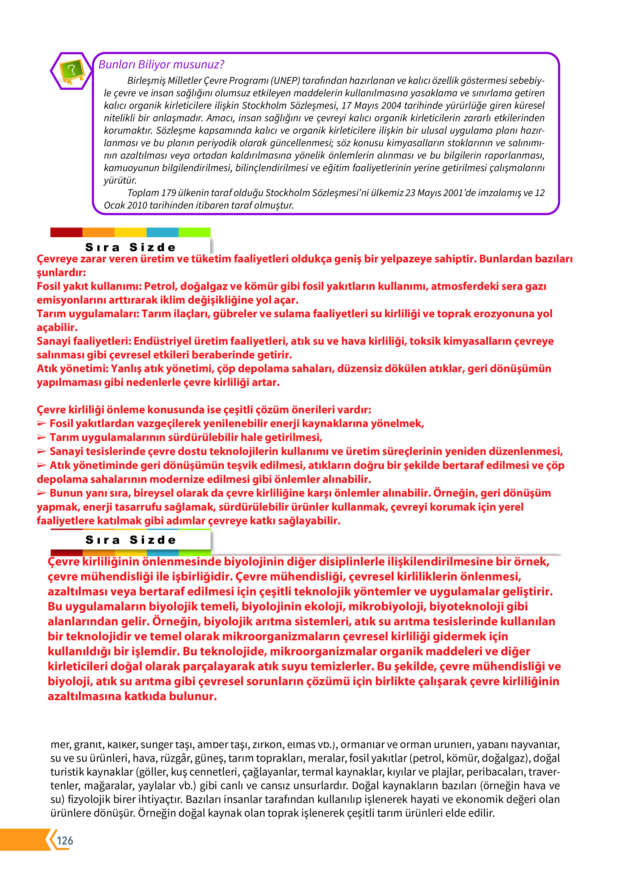 10. Sınıf Meb Yayınları Fen Lisesi Biyoloji Ders Kitabı Sayfa 126 Cevapları 10. Sınıf Meb Yayınları Fen Lisesi Biyoloji Ders Kitabı Sayfa 126 Cevapları