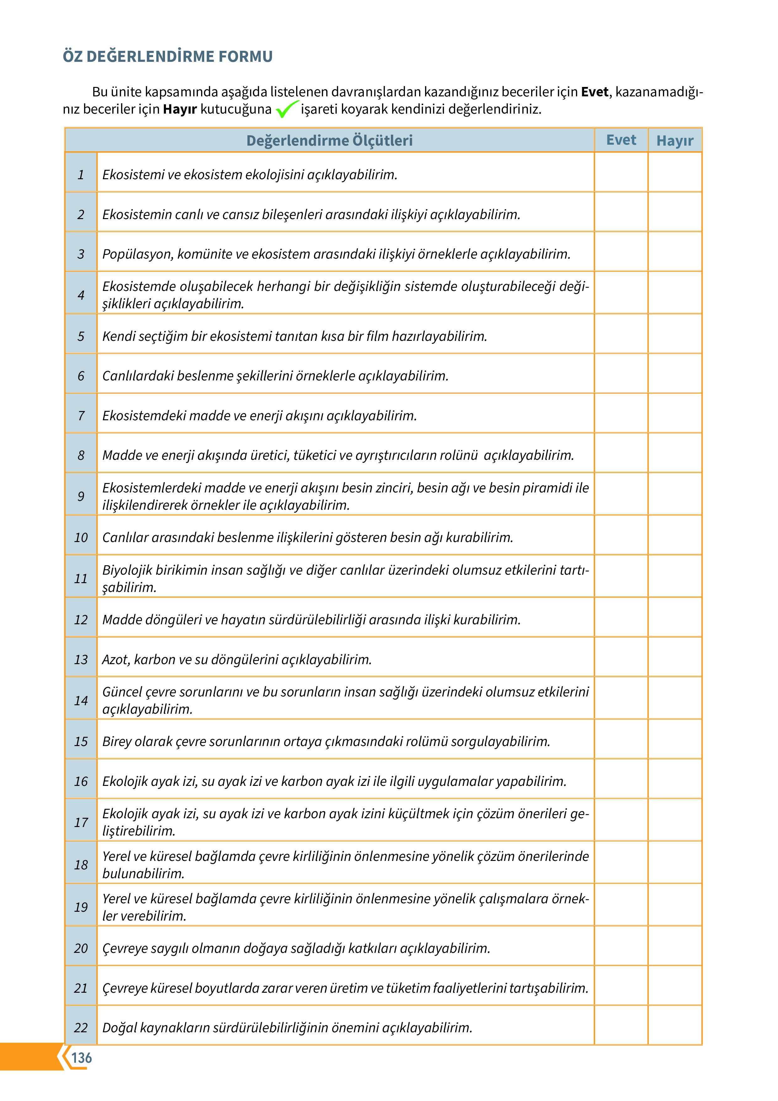 10. Sınıf Meb Yayınları Fen Lisesi Biyoloji Ders Kitabı Sayfa 136 Cevapları 10. Sınıf Meb Yayınları Fen Lisesi Biyoloji Ders Kitabı Sayfa 136 Cevapları