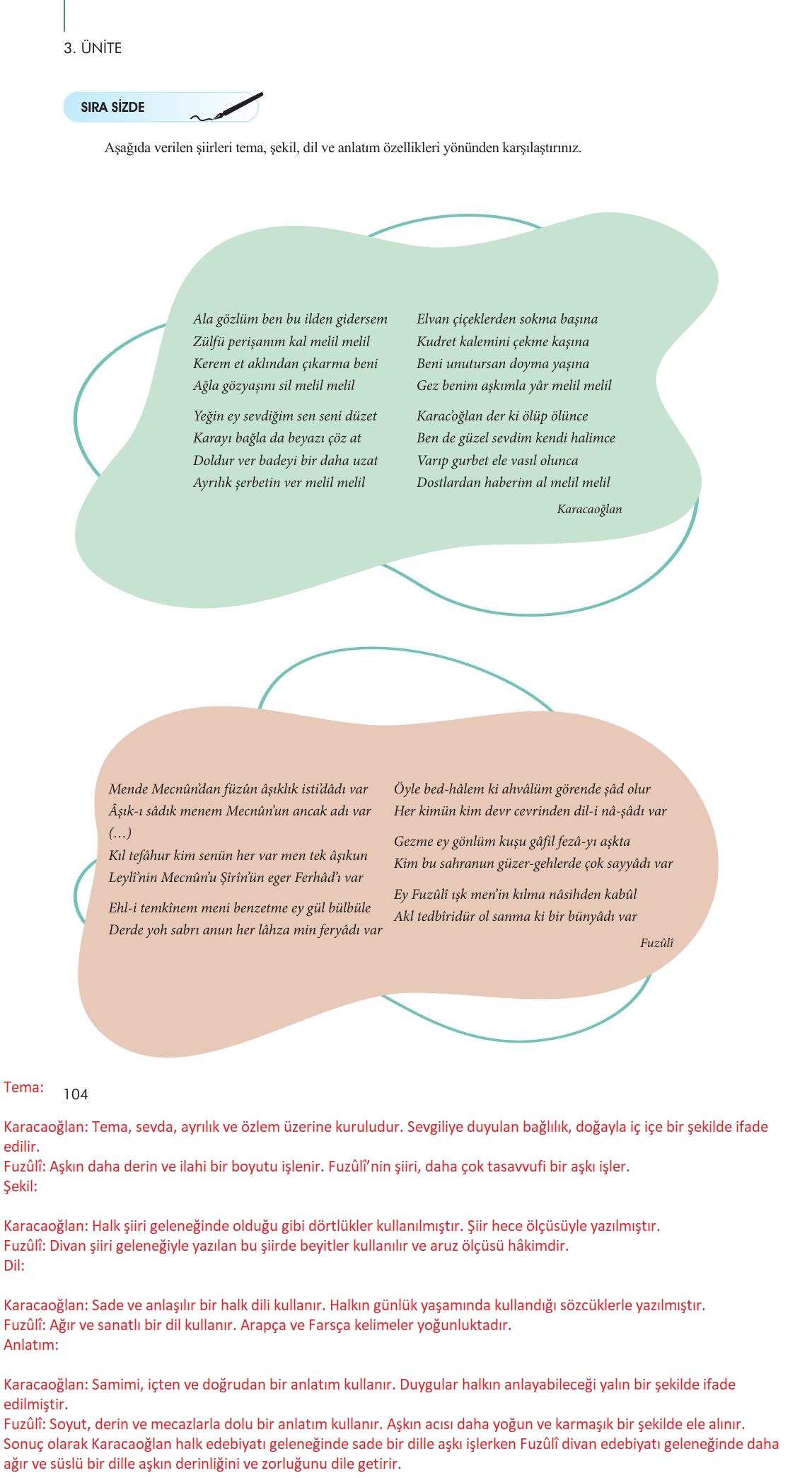10. Sınıf Meb Yayınları Türk Dili Ve Edebiyatı Ders Kitabı Sayfa 104 Cevapları 10. Sınıf Meb Yayınları Türk Dili Ve Edebiyatı Ders Kitabı Sayfa 104 Cevapları