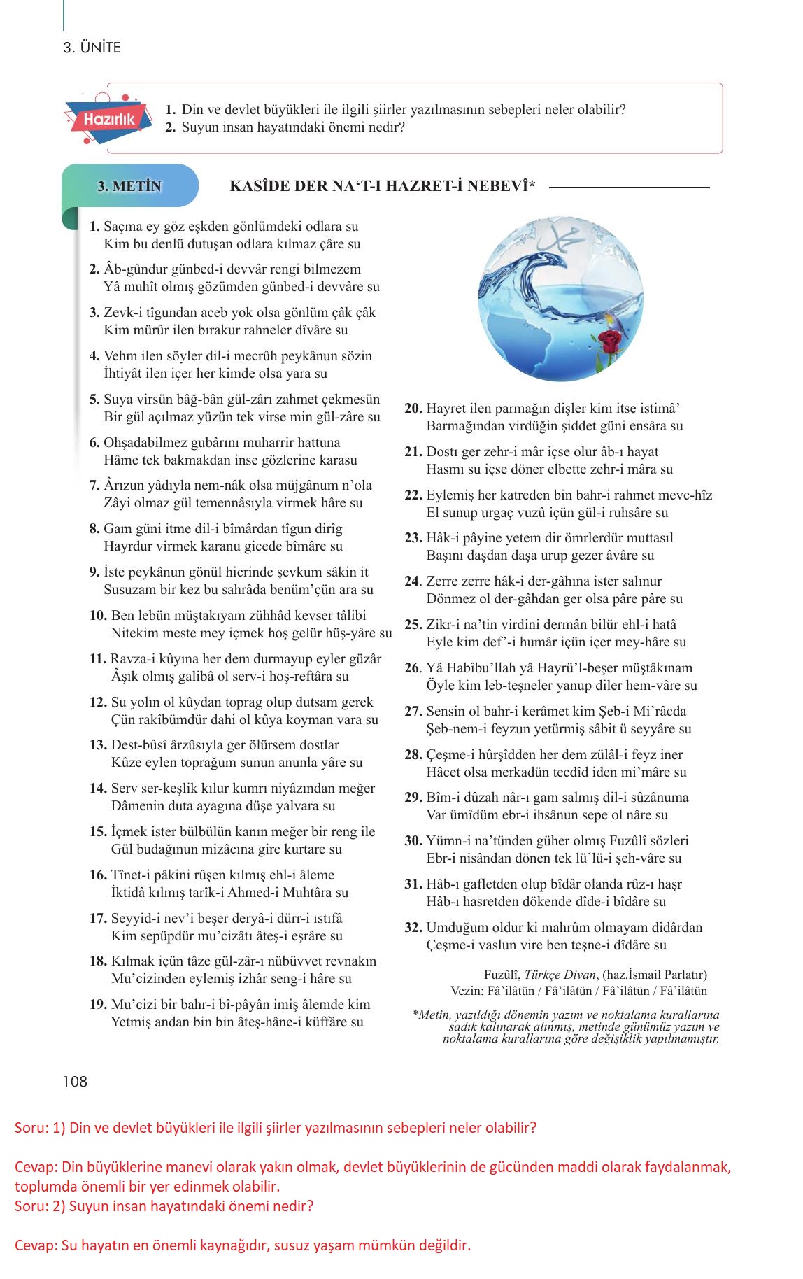 10. Sınıf Meb Yayınları Türk Dili Ve Edebiyatı Ders Kitabı Sayfa 108 Cevapları 10. Sınıf Meb Yayınları Türk Dili Ve Edebiyatı Ders Kitabı Sayfa 108 Cevapları