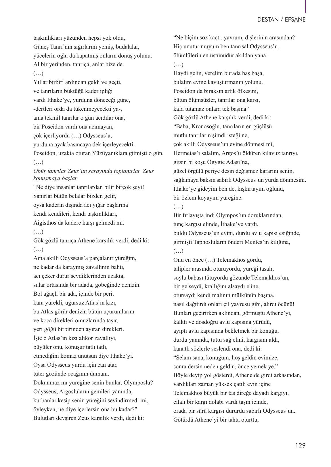 10. Sınıf Meb Yayınları Türk Dili Ve Edebiyatı Ders Kitabı Sayfa 129 Cevapları