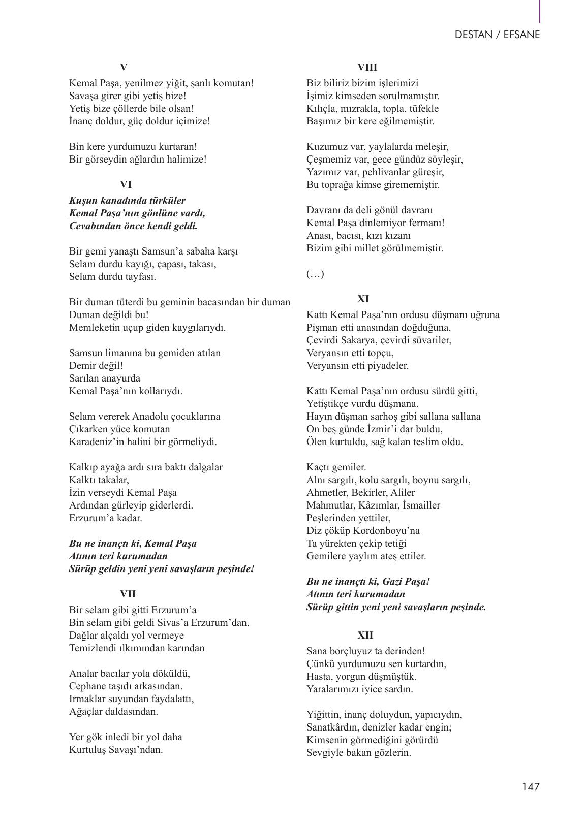 10. Sınıf Meb Yayınları Türk Dili Ve Edebiyatı Ders Kitabı Sayfa 147 Cevapları 10. Sınıf Meb Yayınları Türk Dili Ve Edebiyatı Ders Kitabı Sayfa 147 Cevapları