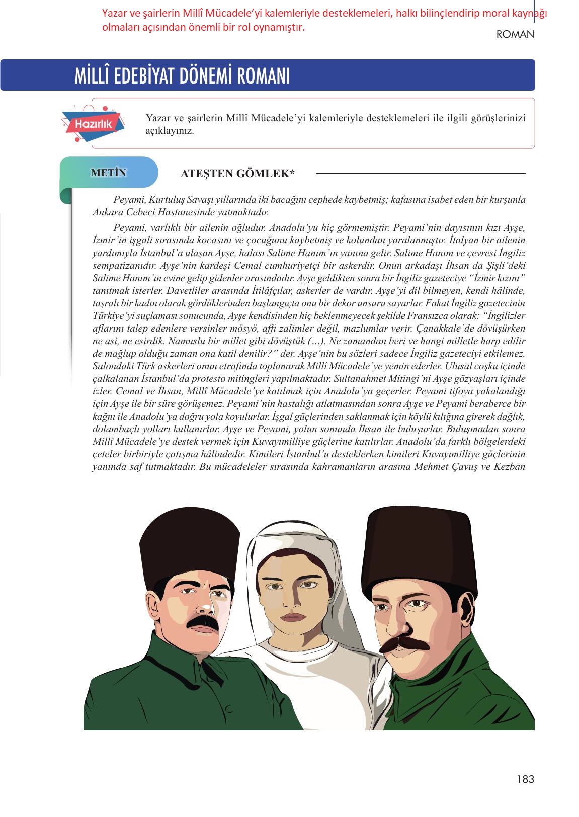 10. Sınıf Meb Yayınları Türk Dili Ve Edebiyatı Ders Kitabı Sayfa 183 Cevapları 10. Sınıf Meb Yayınları Türk Dili Ve Edebiyatı Ders Kitabı Sayfa 183 Cevapları