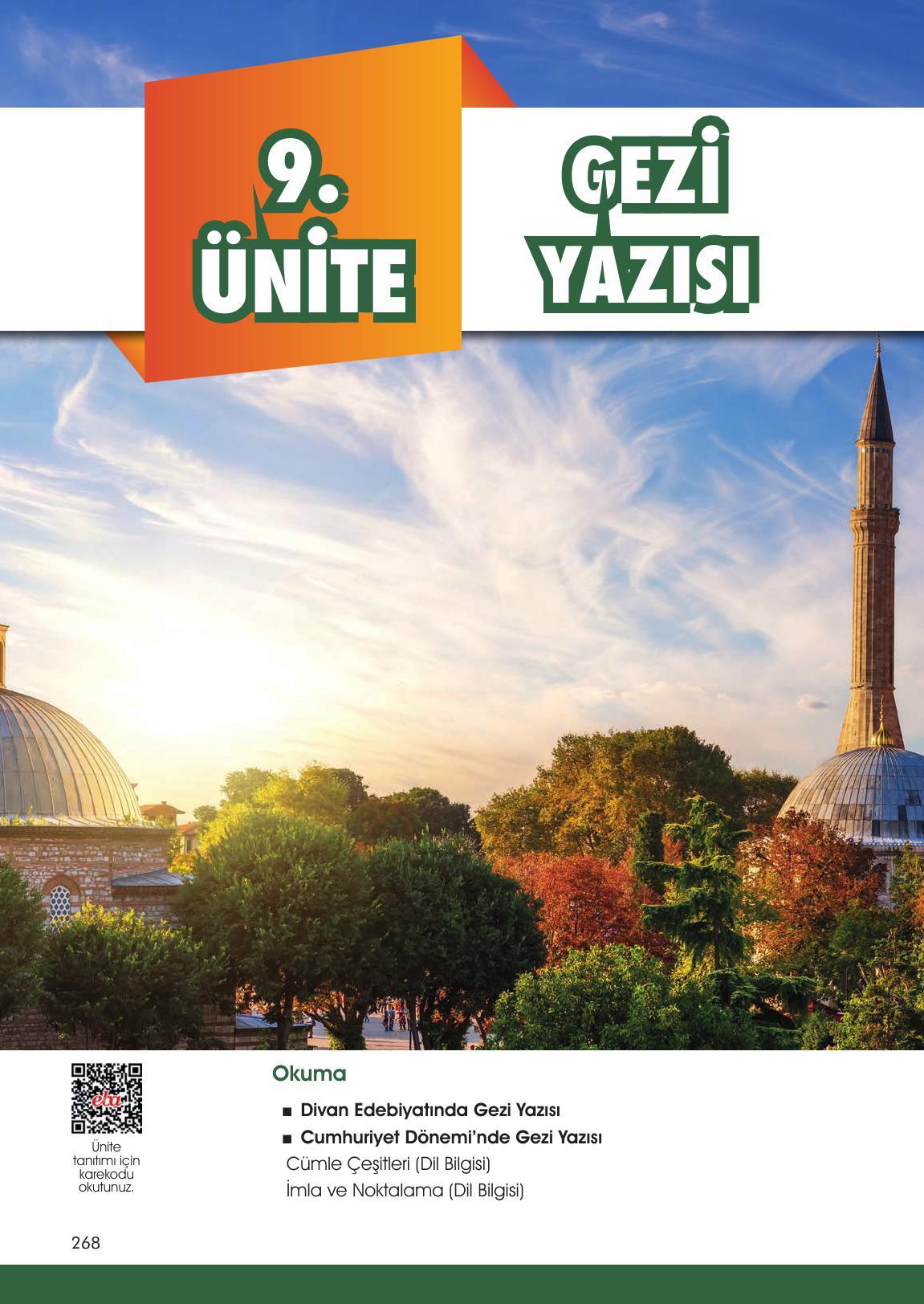 10. Sınıf Meb Yayınları Türk Dili Ve Edebiyatı Ders Kitabı Sayfa 268 Cevapları