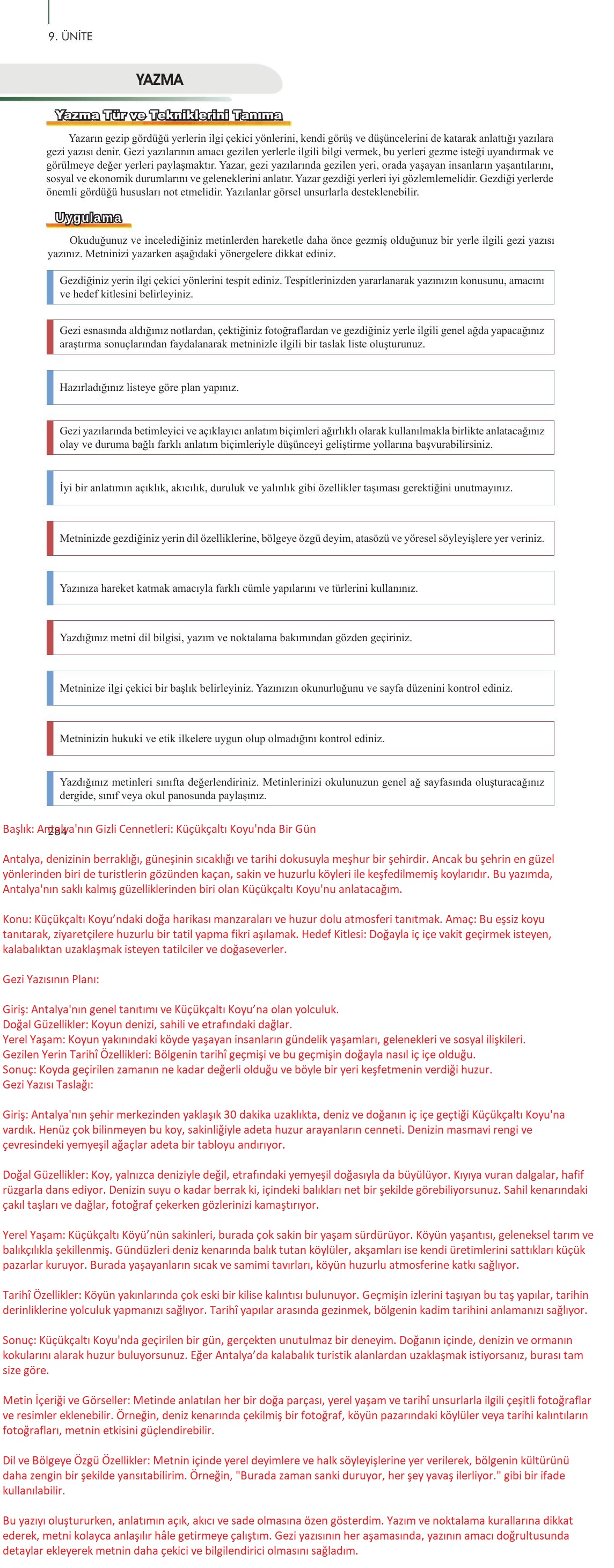 10. Sınıf Meb Yayınları Türk Dili Ve Edebiyatı Ders Kitabı Sayfa 284 Cevapları 10. Sınıf Meb Yayınları Türk Dili Ve Edebiyatı Ders Kitabı Sayfa 284 Cevapları