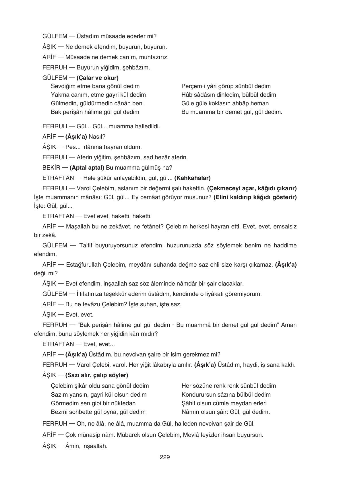 11. Sınıf Gizem Yayınları Türk Dili Ve Edebiyatı Ders Kitabı Sayfa 229 Cevapları 11. Sınıf Gizem Yayınları Türk Dili Ve Edebiyatı Ders Kitabı Sayfa 229 Cevapları