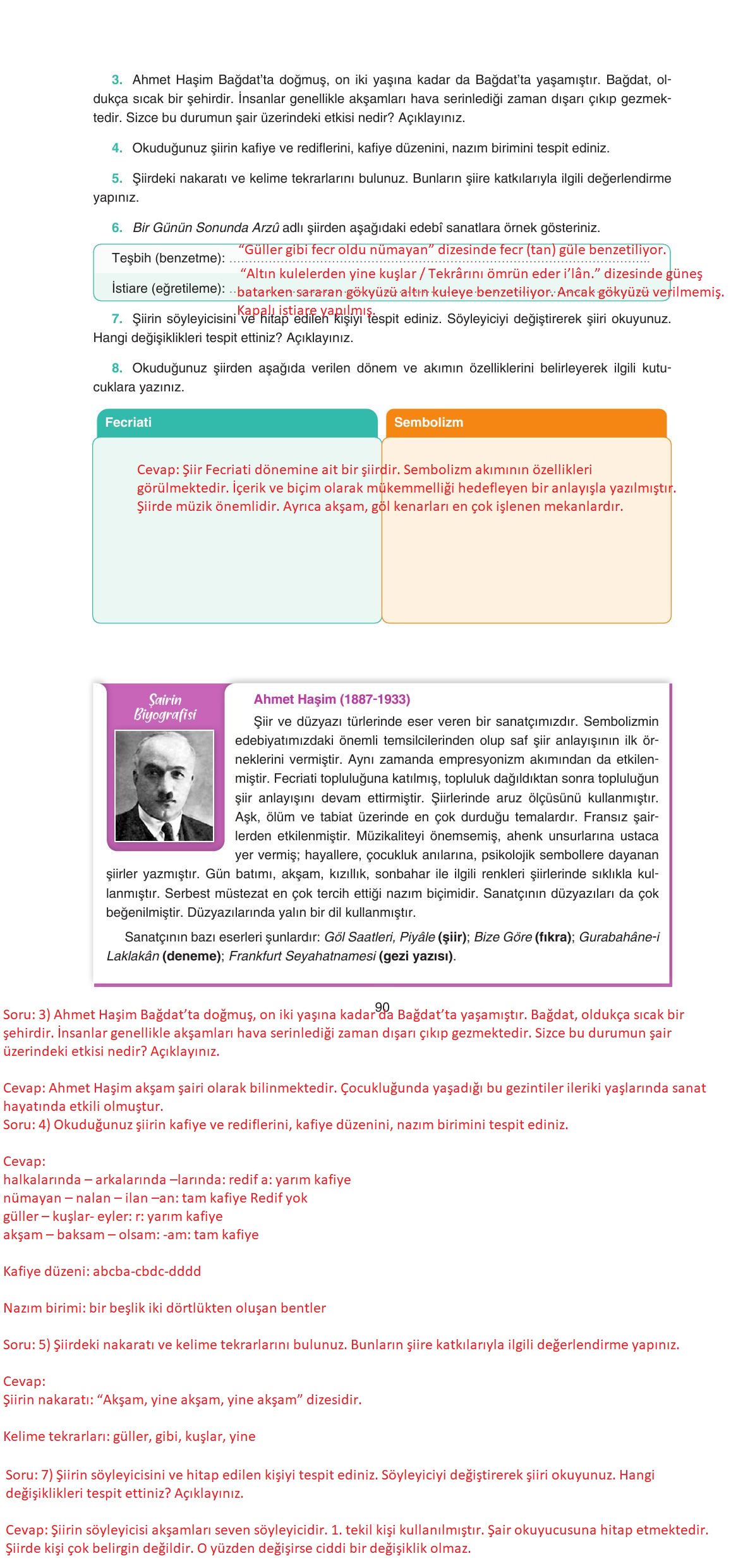 11. Sınıf Gizem Yayınları Türk Dili Ve Edebiyatı Ders Kitabı Sayfa 90 Cevapları 11. Sınıf Gizem Yayınları Türk Dili Ve Edebiyatı Ders Kitabı Sayfa 90 Cevapları