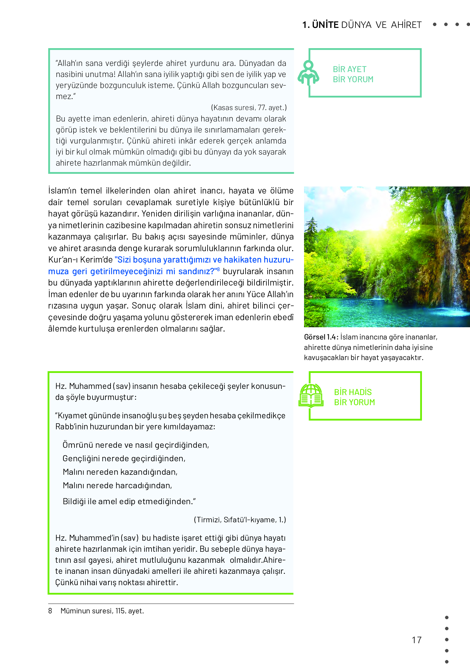 11. Sınıf Meb Yayınları Din Kültürü Ve Ahlak Bilgisi Ders Kitabı Sayfa 17 Cevapları 11. Sınıf Meb Yayınları Din Kültürü Ve Ahlak Bilgisi Ders Kitabı Sayfa 17 Cevapları