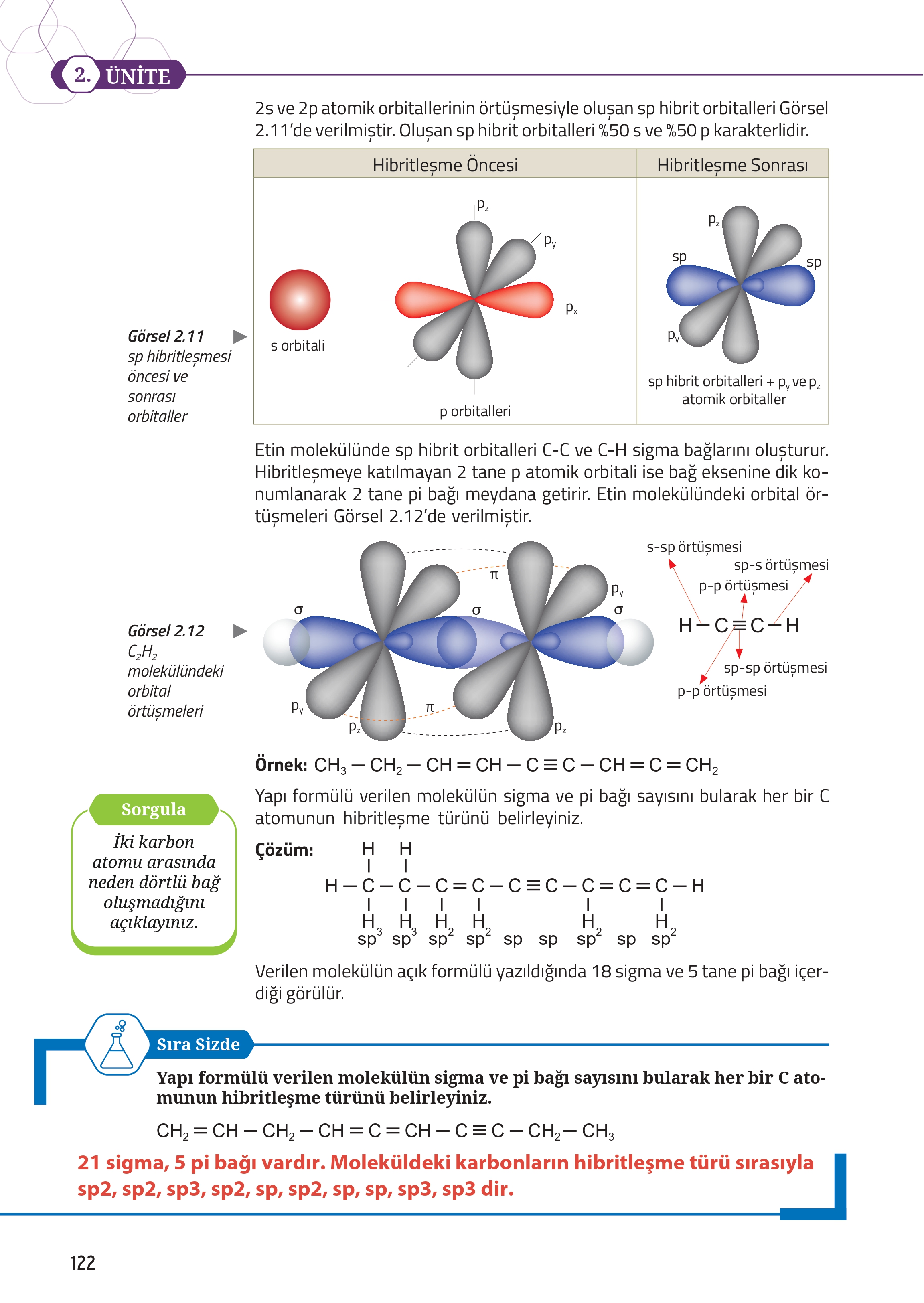 12. Sınıf Meb Yayınları Fen Lisesi Kimya Ders Kitabı Sayfa 122 Cevapları 12. Sınıf Meb Yayınları Fen Lisesi Kimya Ders Kitabı Sayfa 122 Cevapları