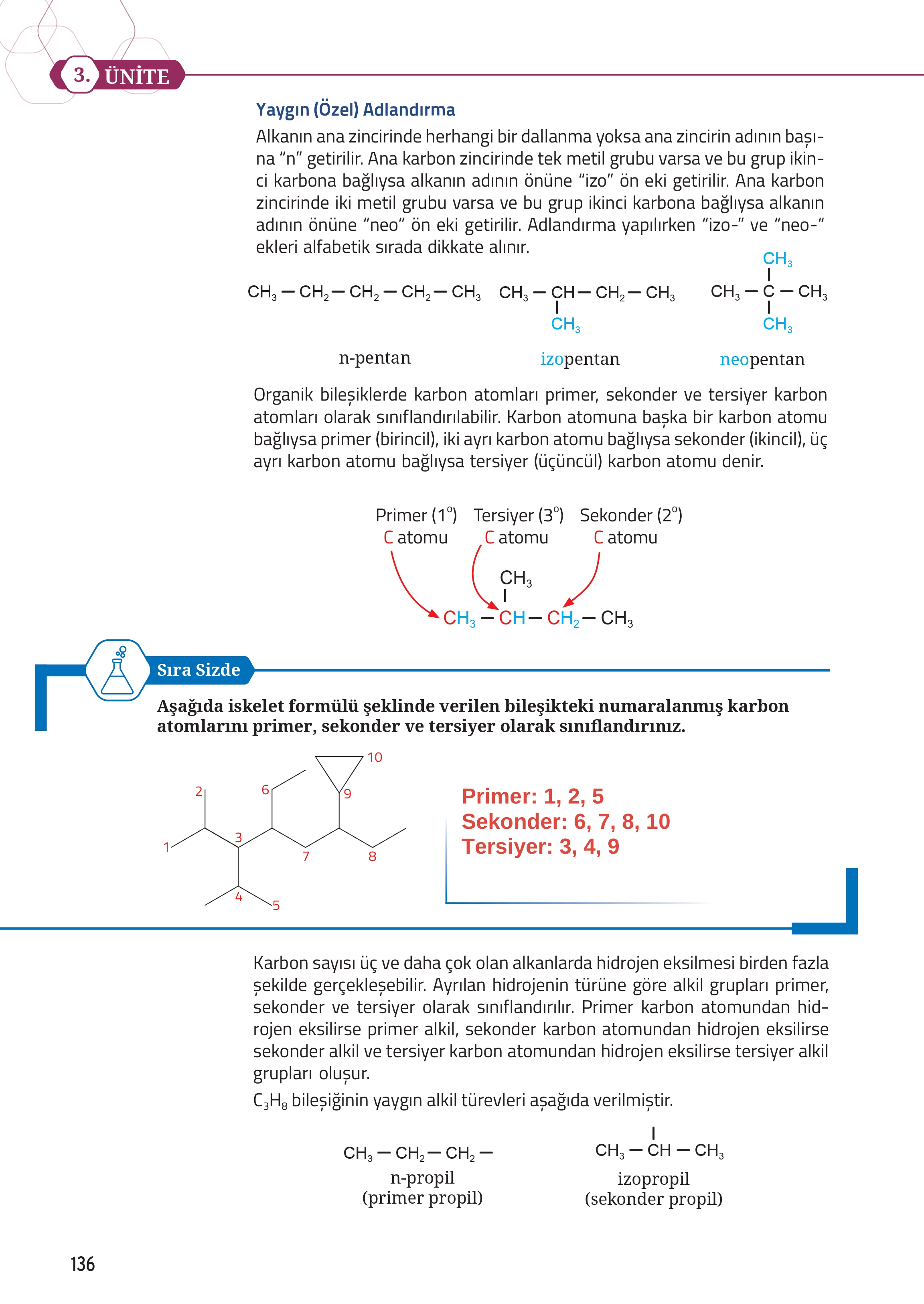 12. Sınıf Meb Yayınları Fen Lisesi Kimya Ders Kitabı Sayfa 136 Cevapları 12. Sınıf Meb Yayınları Fen Lisesi Kimya Ders Kitabı Sayfa 136 Cevapları