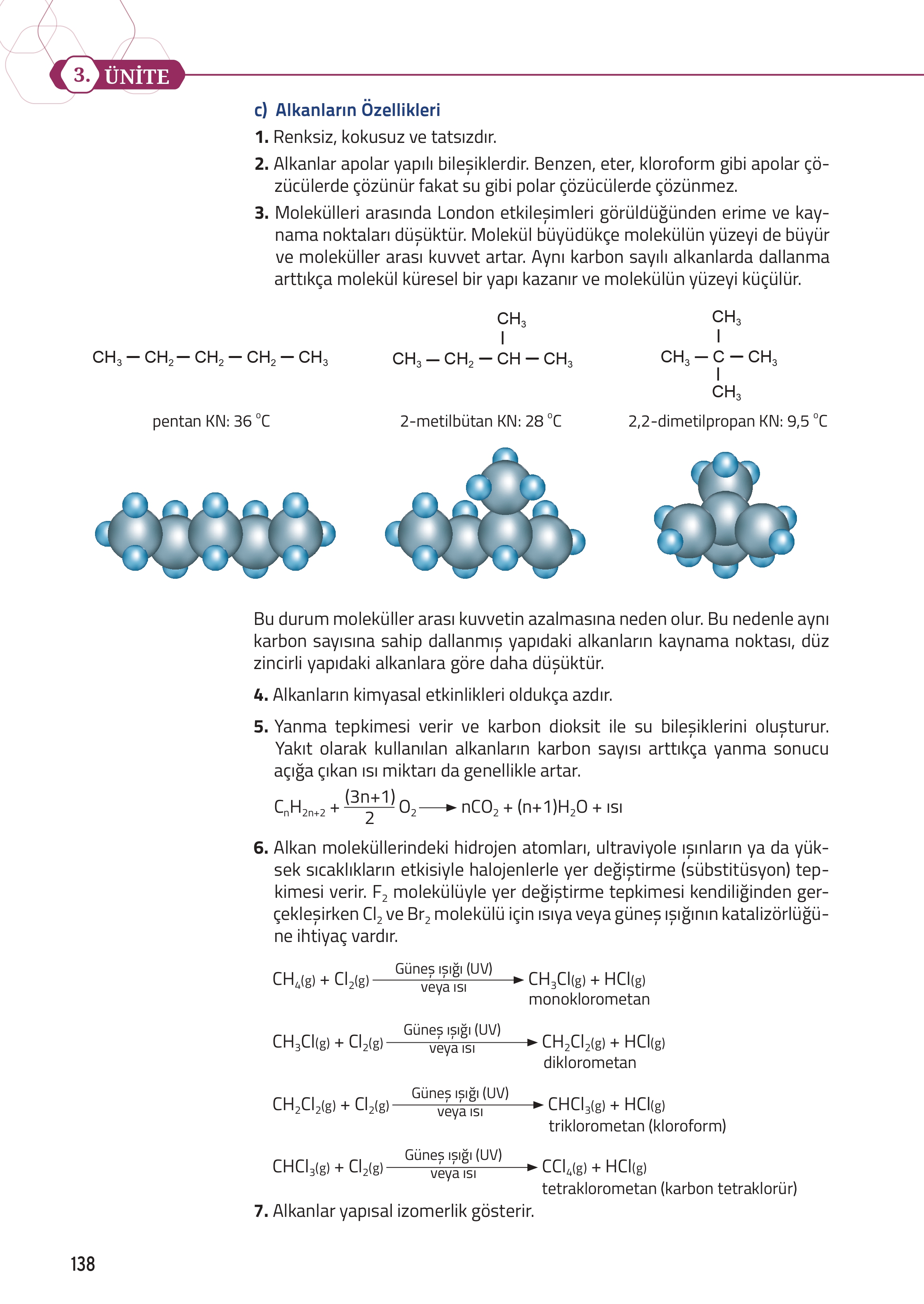 12. Sınıf Meb Yayınları Fen Lisesi Kimya Ders Kitabı Sayfa 138 Cevapları