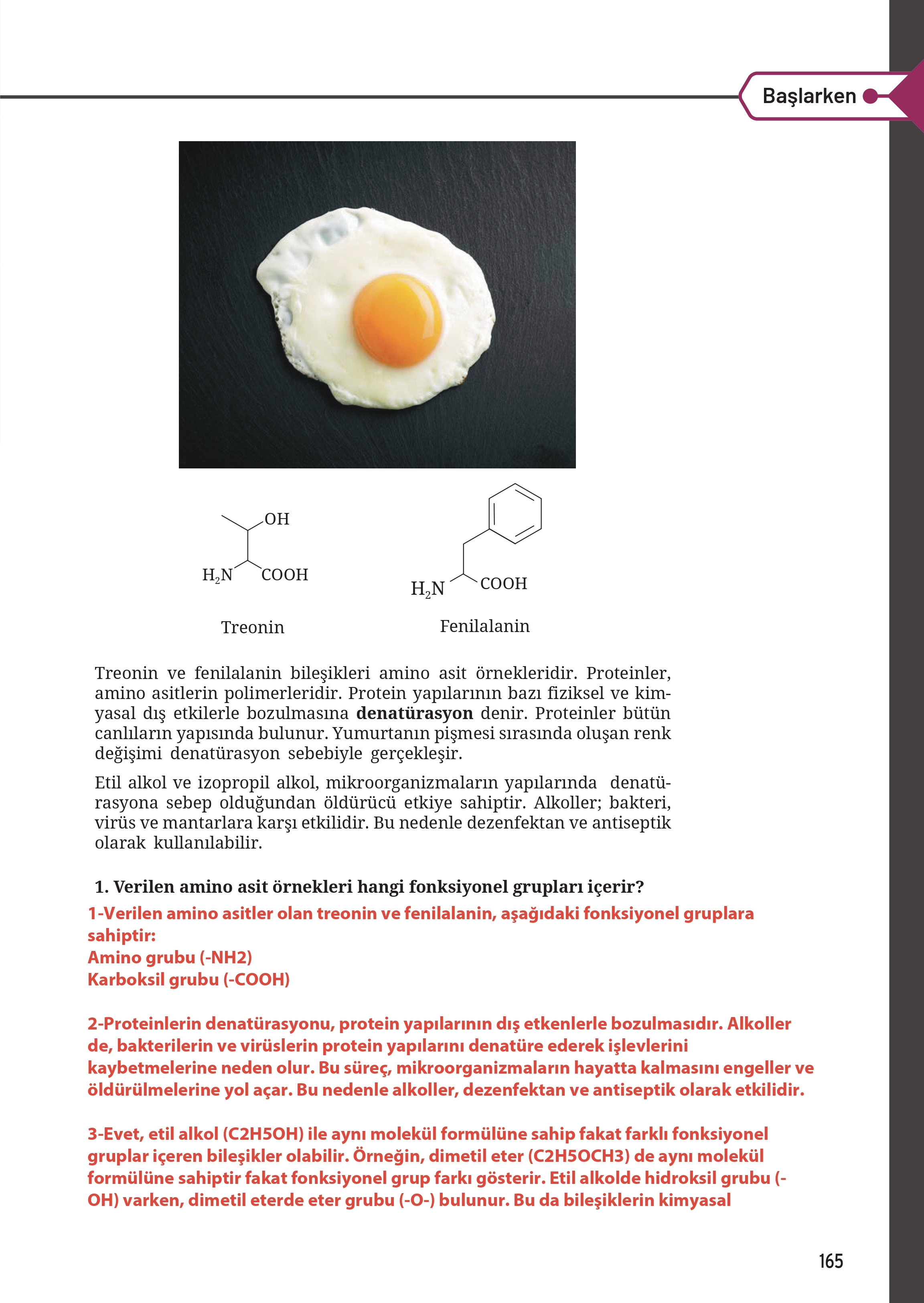 12. Sınıf Meb Yayınları Fen Lisesi Kimya Ders Kitabı Sayfa 165 Cevapları 12. Sınıf Meb Yayınları Fen Lisesi Kimya Ders Kitabı Sayfa 165 Cevapları