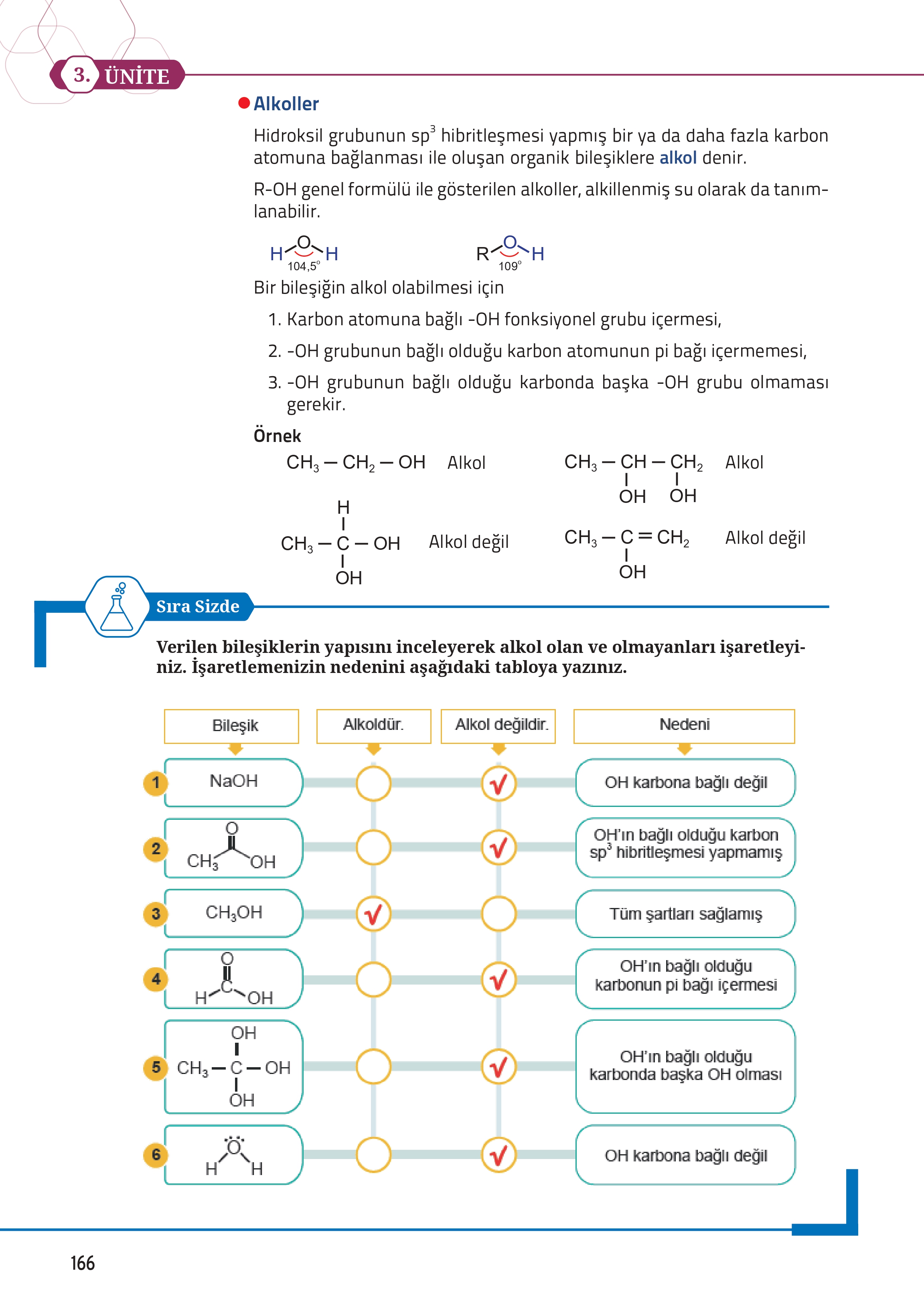 12. Sınıf Meb Yayınları Fen Lisesi Kimya Ders Kitabı Sayfa 166 Cevapları 12. Sınıf Meb Yayınları Fen Lisesi Kimya Ders Kitabı Sayfa 166 Cevapları