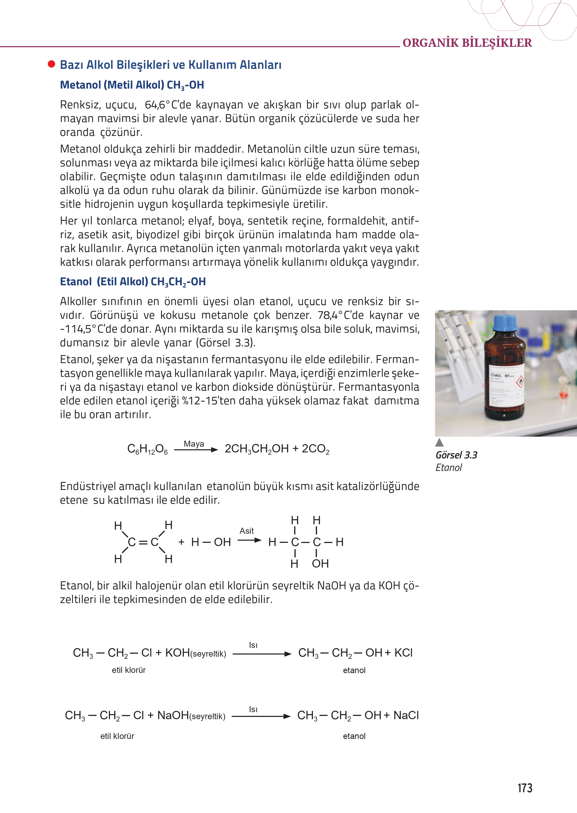 12. Sınıf Meb Yayınları Fen Lisesi Kimya Ders Kitabı Sayfa 173 Cevapları 12. Sınıf Meb Yayınları Fen Lisesi Kimya Ders Kitabı Sayfa 173 Cevapları