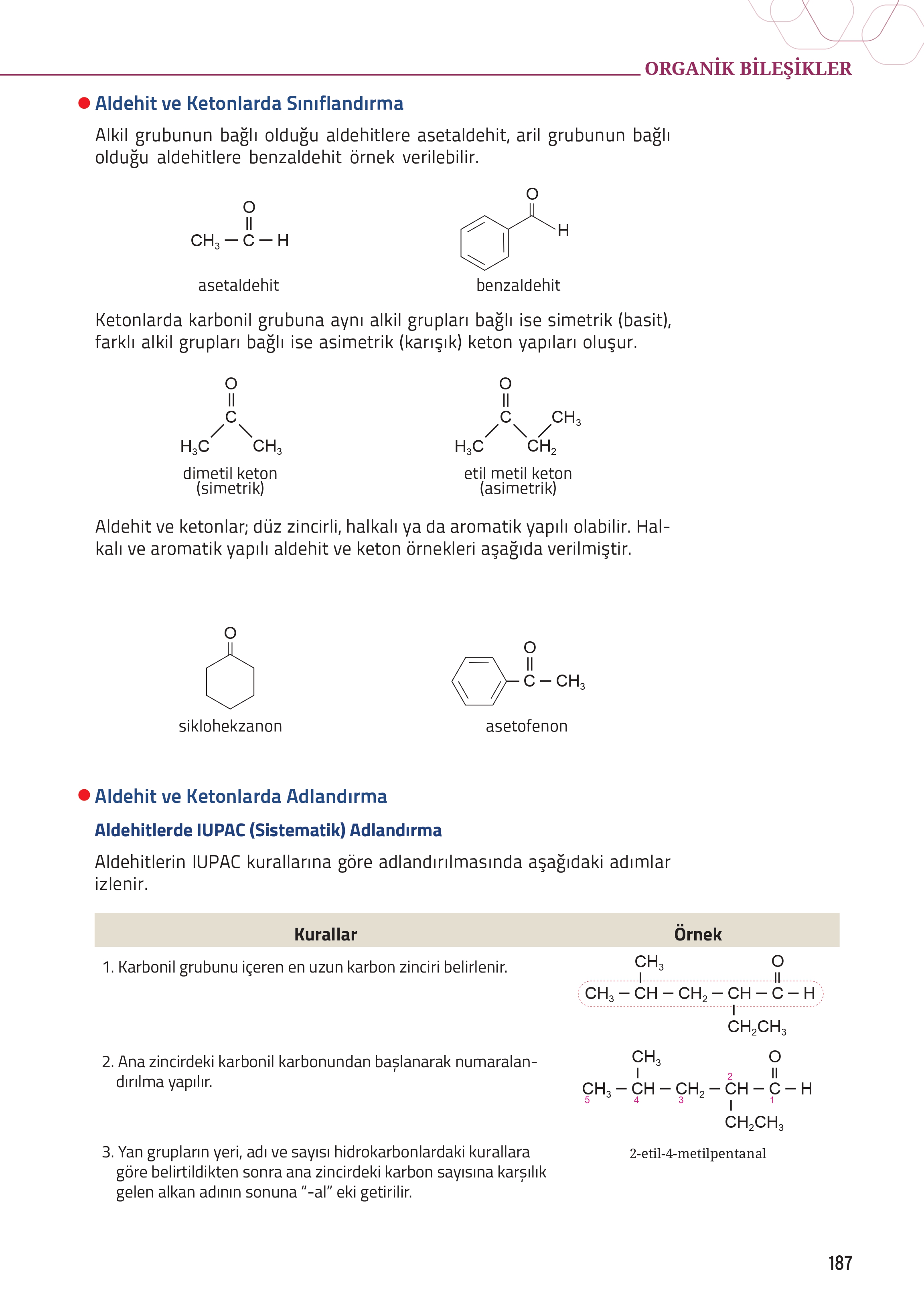 12. Sınıf Meb Yayınları Fen Lisesi Kimya Ders Kitabı Sayfa 187 Cevapları 12. Sınıf Meb Yayınları Fen Lisesi Kimya Ders Kitabı Sayfa 187 Cevapları