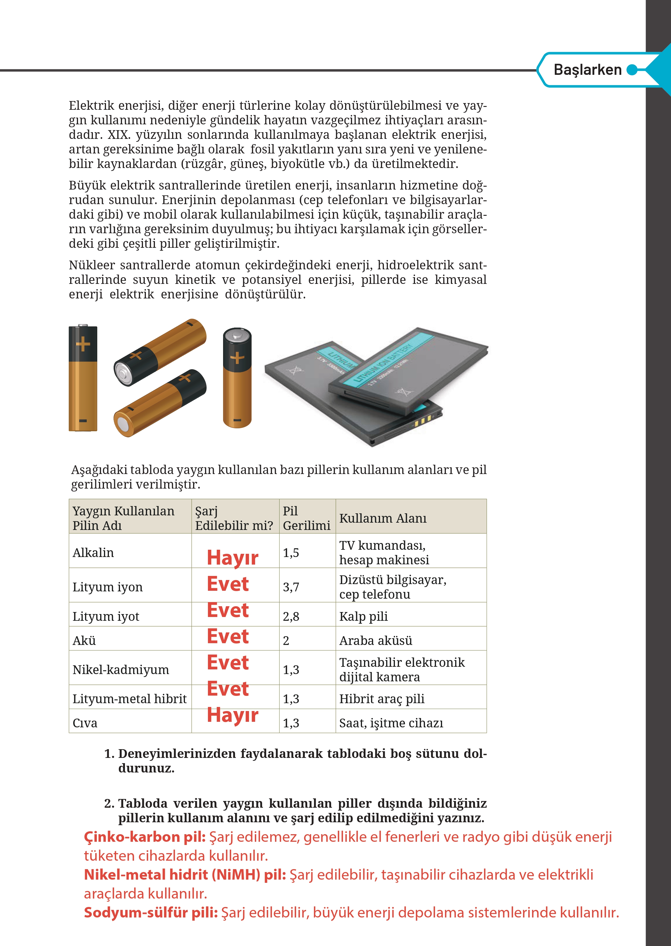 12. Sınıf Meb Yayınları Fen Lisesi Kimya Ders Kitabı Sayfa 57 Cevapları 12. Sınıf Meb Yayınları Fen Lisesi Kimya Ders Kitabı Sayfa 57 Cevapları