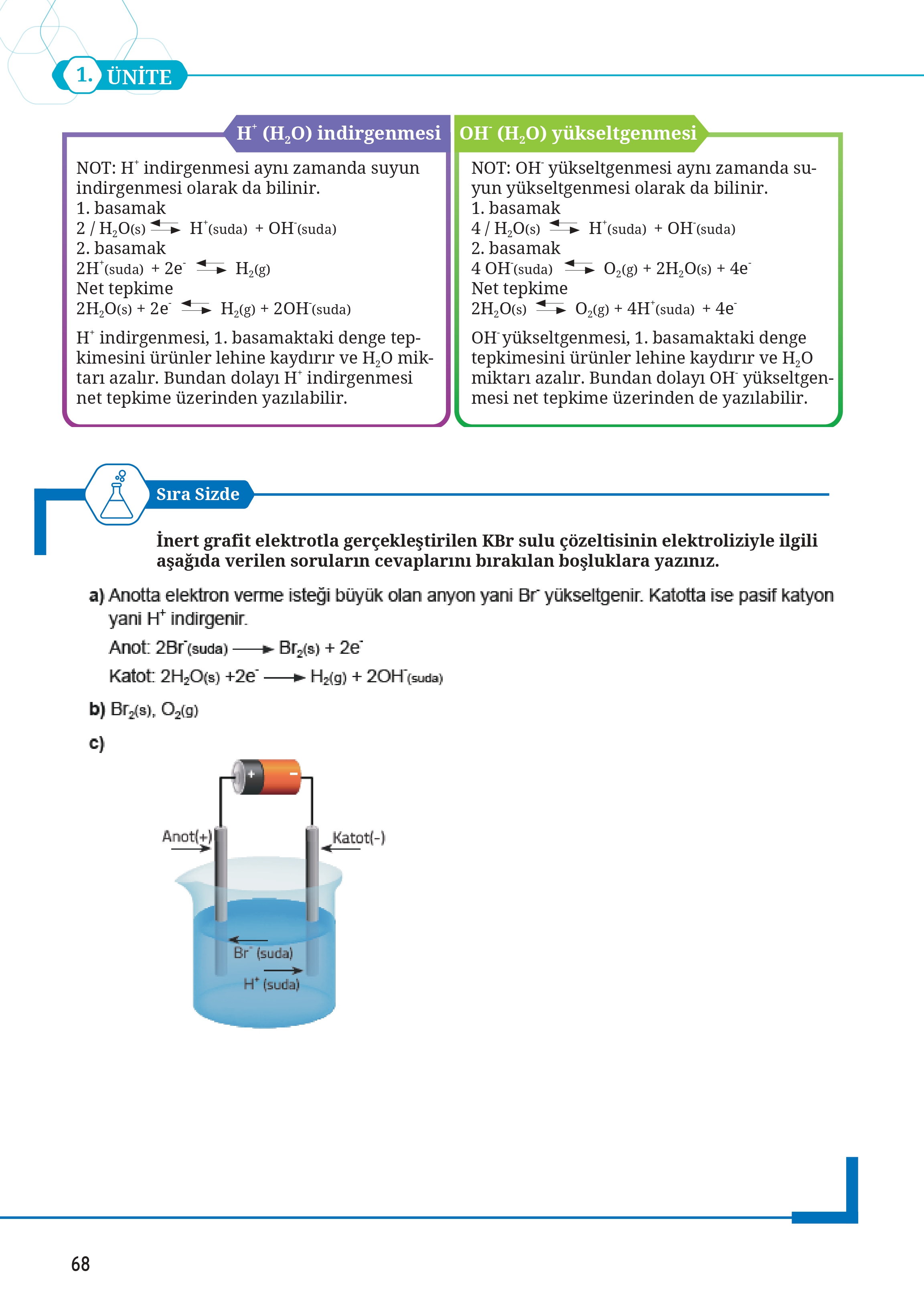 12. Sınıf Meb Yayınları Fen Lisesi Kimya Ders Kitabı Sayfa 68 Cevapları 12. Sınıf Meb Yayınları Fen Lisesi Kimya Ders Kitabı Sayfa 68 Cevapları