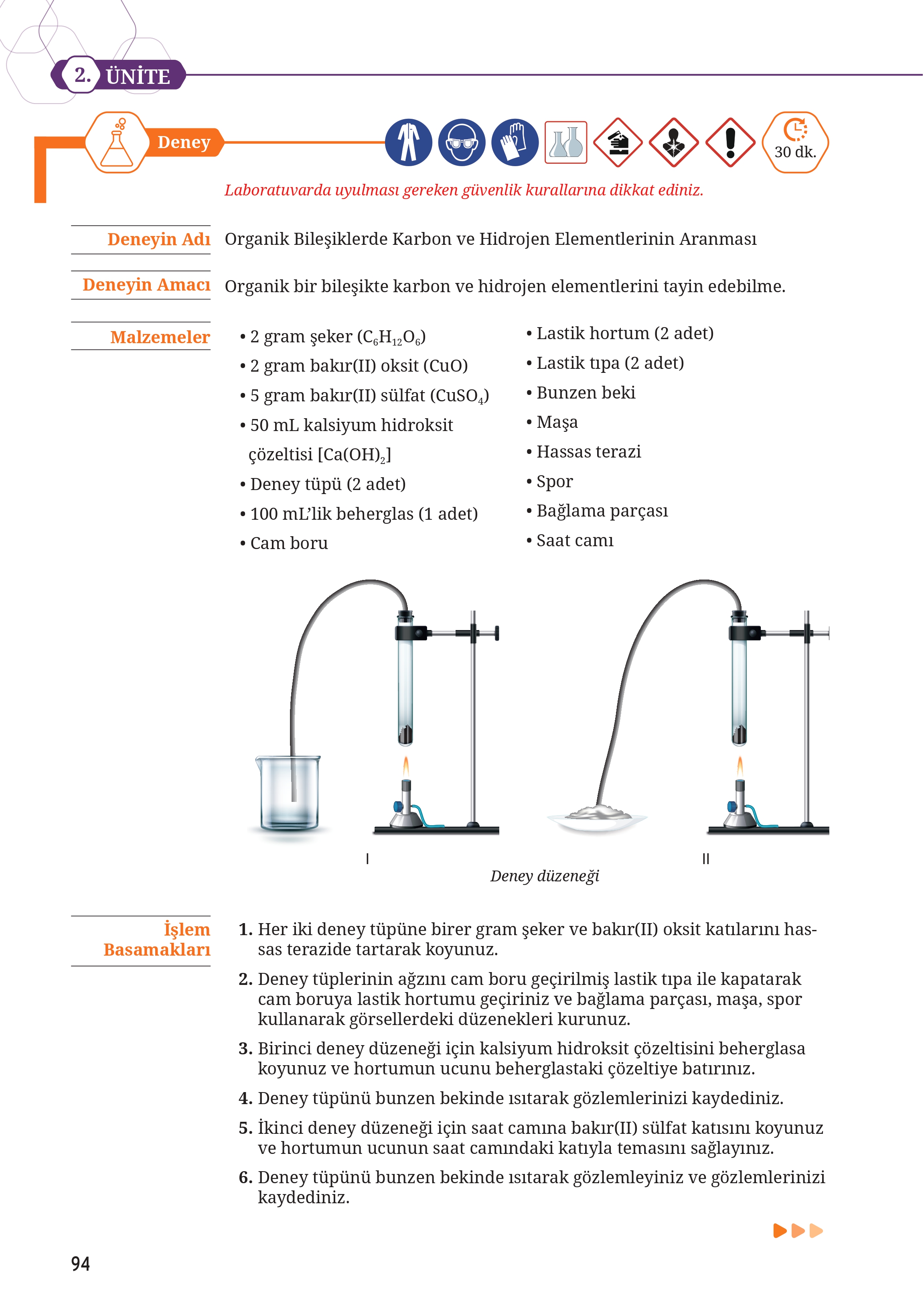 12. Sınıf Meb Yayınları Fen Lisesi Kimya Ders Kitabı Sayfa 94 Cevapları 12. Sınıf Meb Yayınları Fen Lisesi Kimya Ders Kitabı Sayfa 94 Cevapları