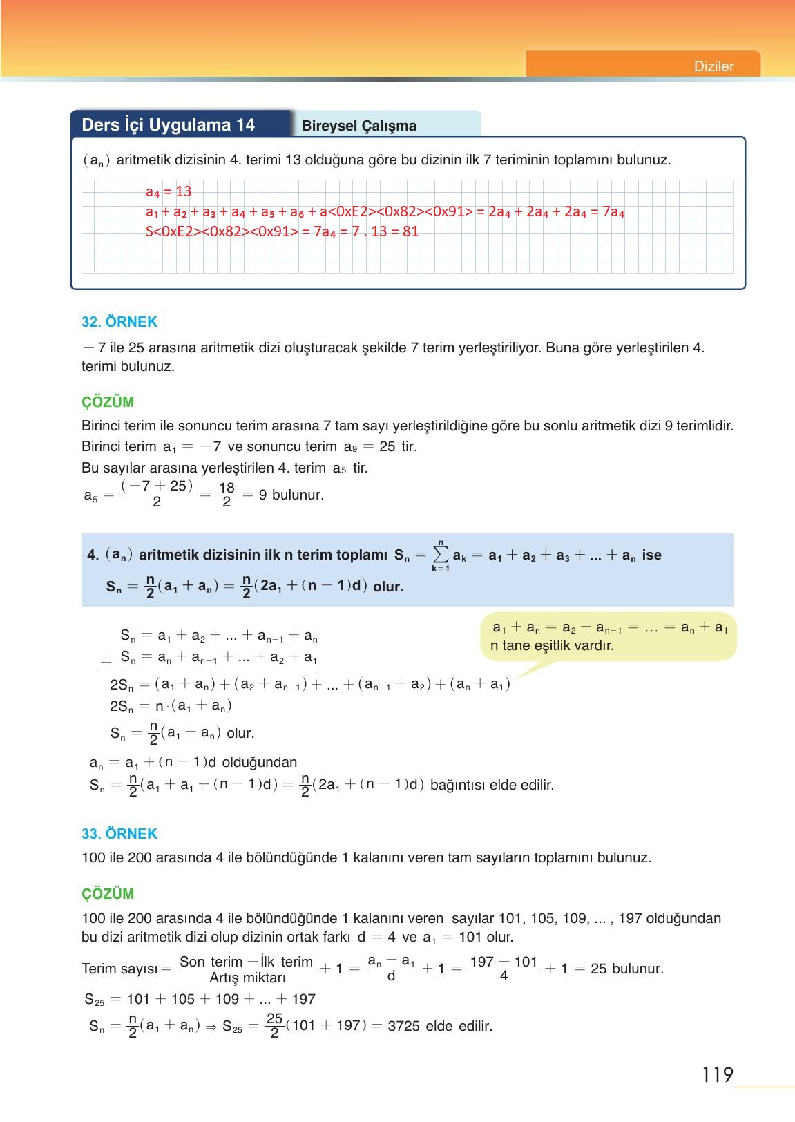 12. Sınıf Meb Yayınları Matematik Ders Kitabı Sayfa 119 Cevapları 12. Sınıf Meb Yayınları Matematik Ders Kitabı Sayfa 119 Cevapları