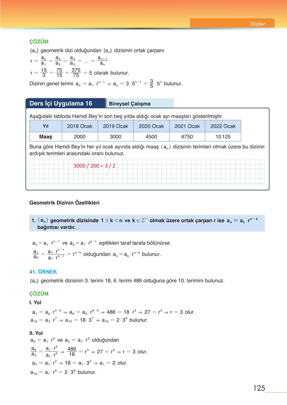 12. Sınıf Meb Yayınları Matematik Ders Kitabı Sayfa 125 Cevapları 12. Sınıf Meb Yayınları Matematik Ders Kitabı Sayfa 125 Cevapları