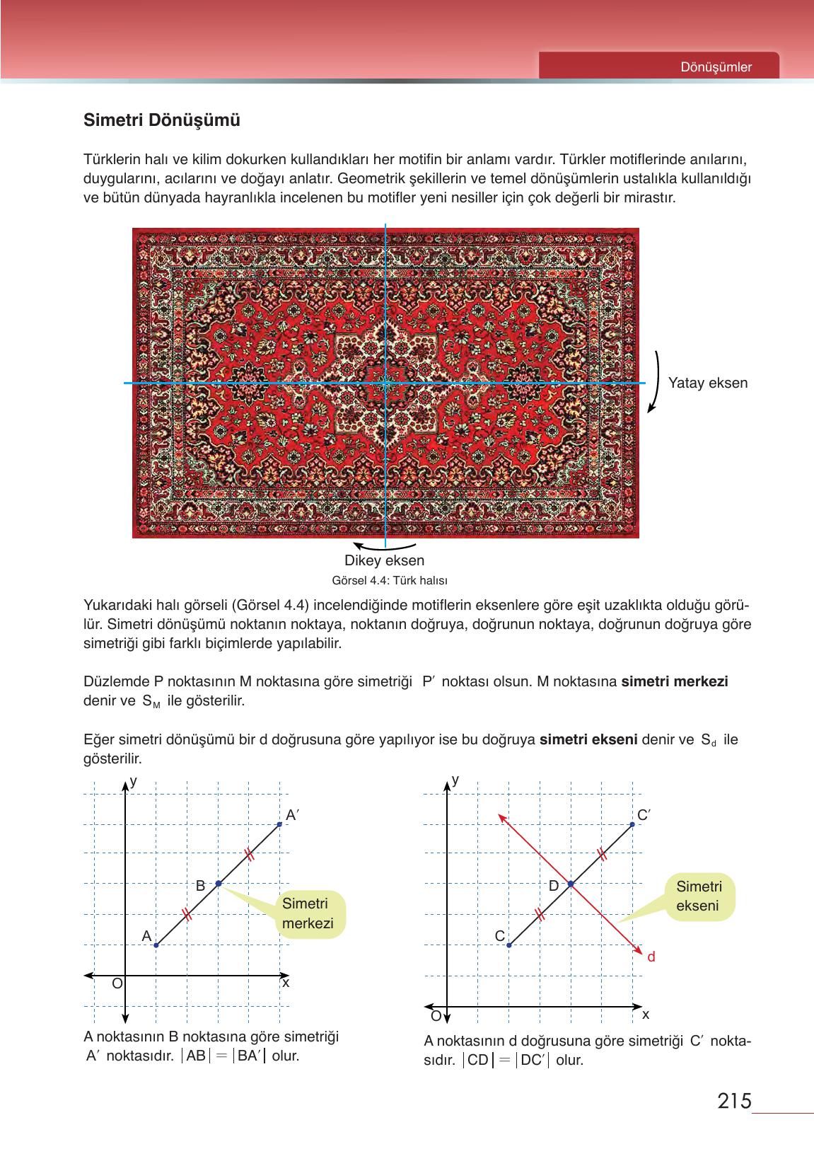 12. Sınıf Meb Yayınları Matematik Ders Kitabı Sayfa 215 Cevapları