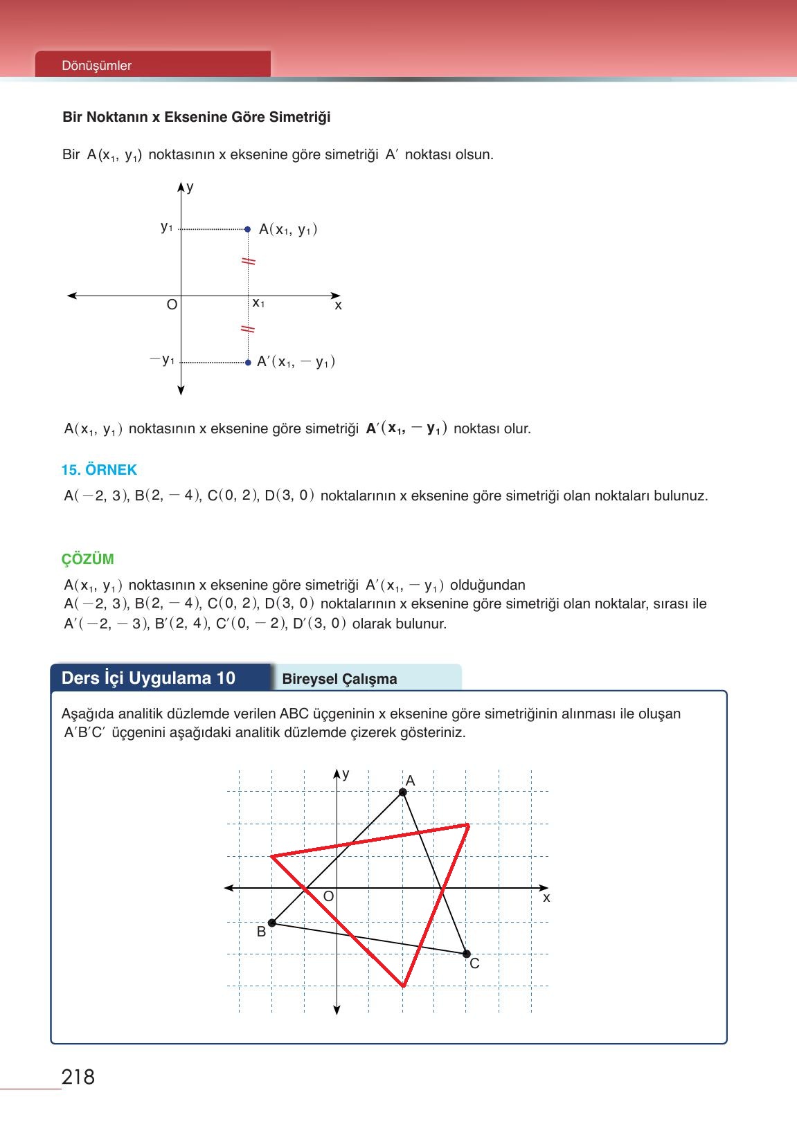 12. Sınıf Meb Yayınları Matematik Ders Kitabı Sayfa 218 Cevapları