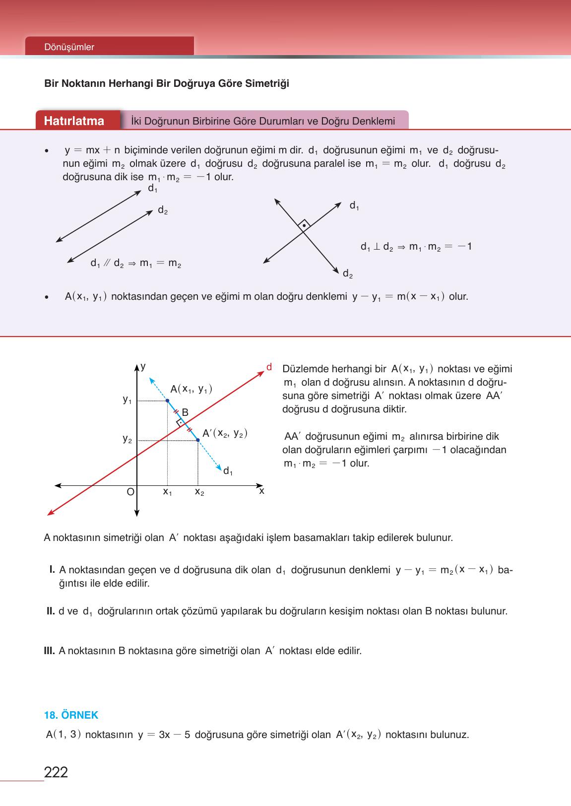 12. Sınıf Meb Yayınları Matematik Ders Kitabı Sayfa 222 Cevapları