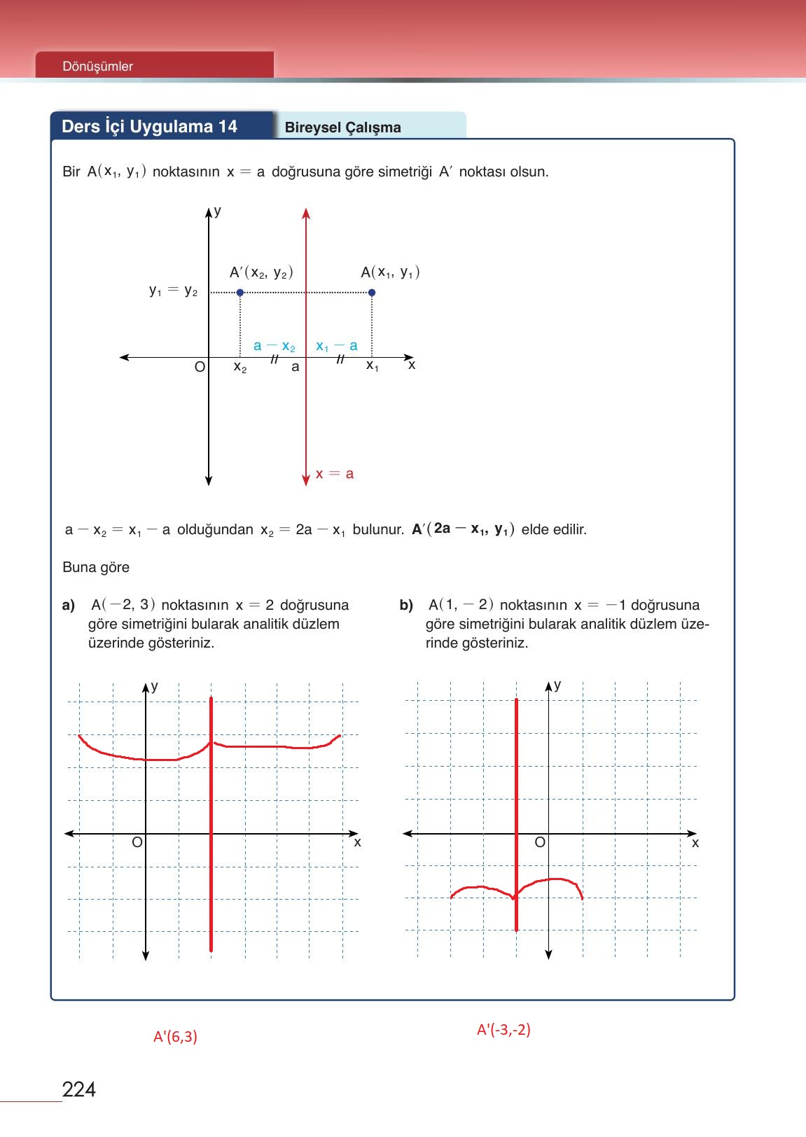 12. Sınıf Meb Yayınları Matematik Ders Kitabı Sayfa 224 Cevapları