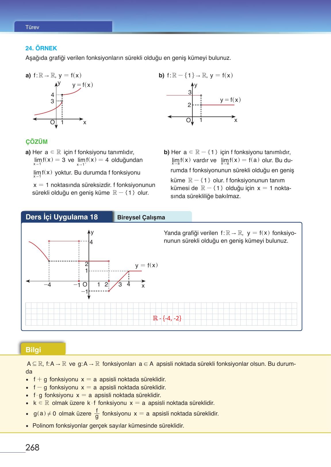 12. Sınıf Meb Yayınları Matematik Ders Kitabı Sayfa 268 Cevapları