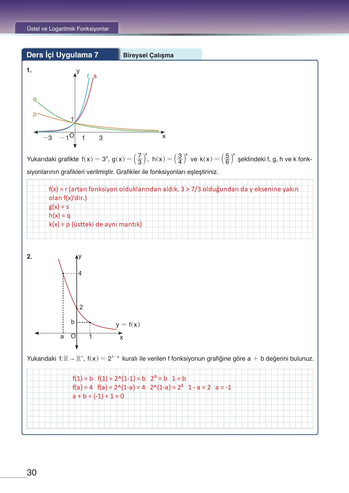 12. Sınıf Meb Yayınları Matematik Ders Kitabı Sayfa 30 Cevapları 12. Sınıf Meb Yayınları Matematik Ders Kitabı Sayfa 30 Cevapları
