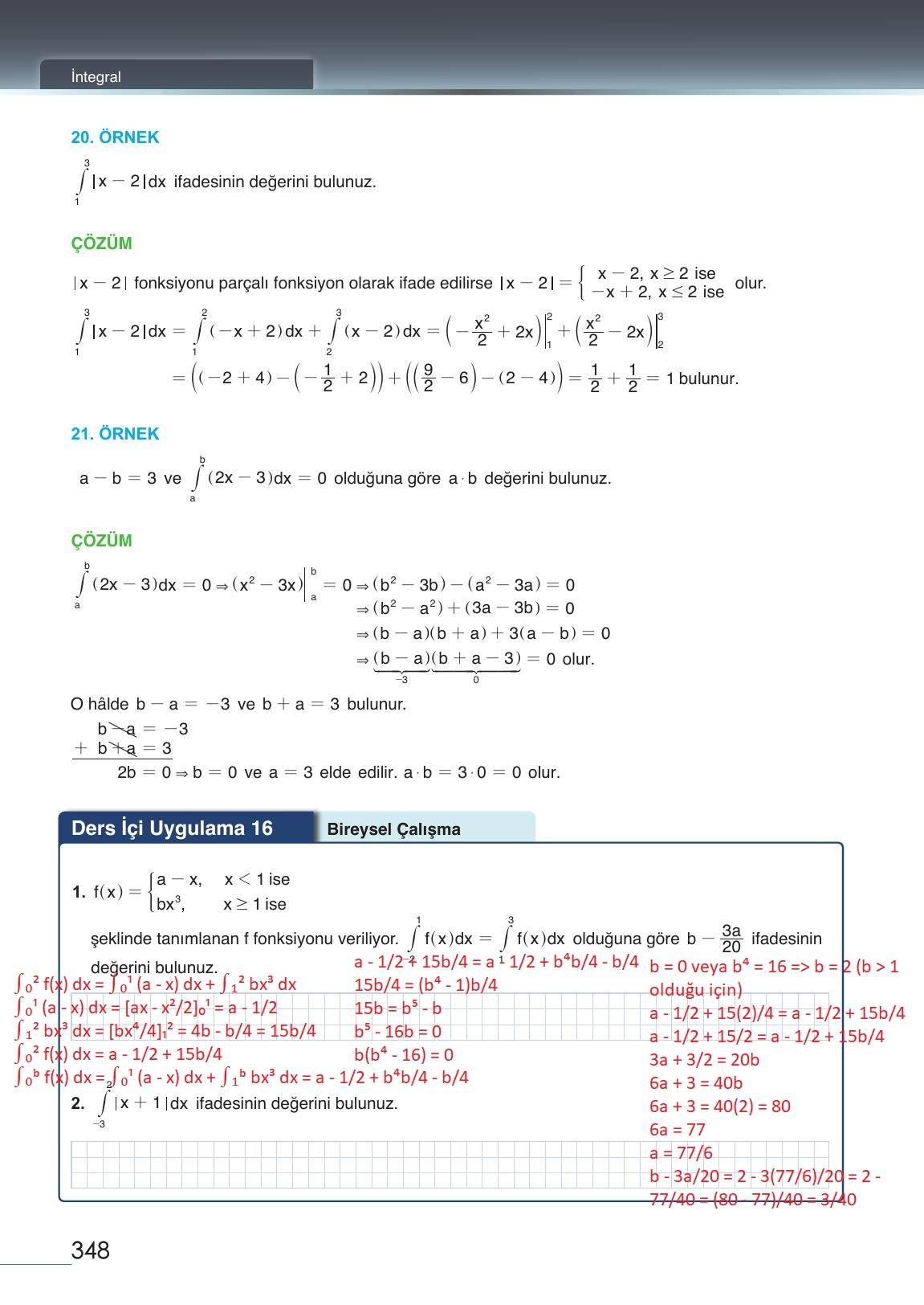12. Sınıf Meb Yayınları Matematik Ders Kitabı Sayfa 348 Cevapları