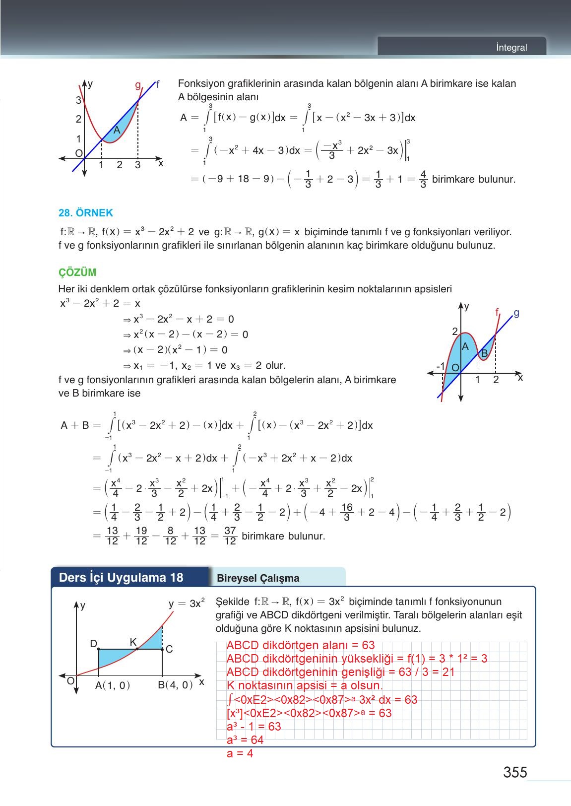 12. Sınıf Meb Yayınları Matematik Ders Kitabı Sayfa 355 Cevapları