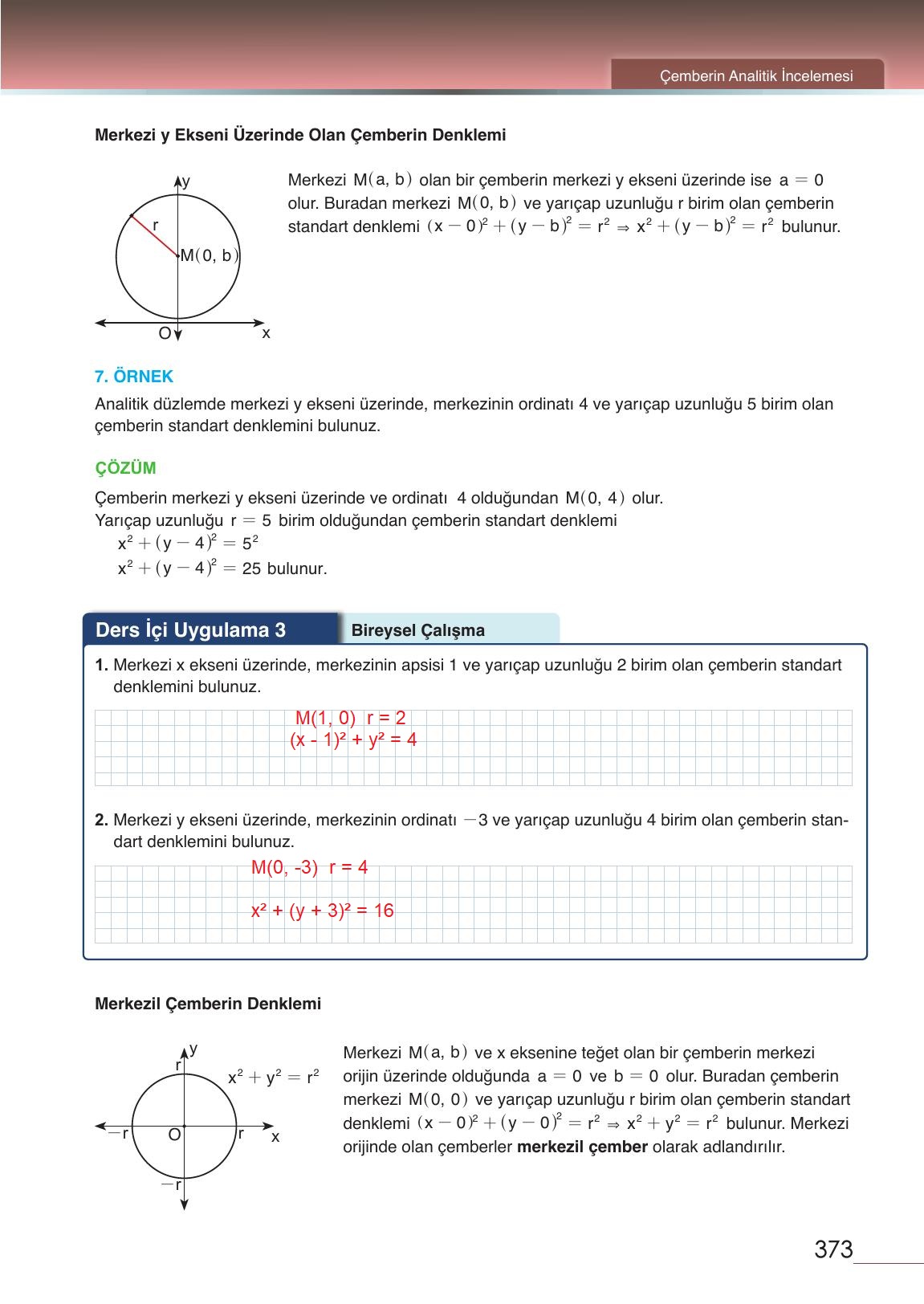 12. Sınıf Meb Yayınları Matematik Ders Kitabı Sayfa 373 Cevapları