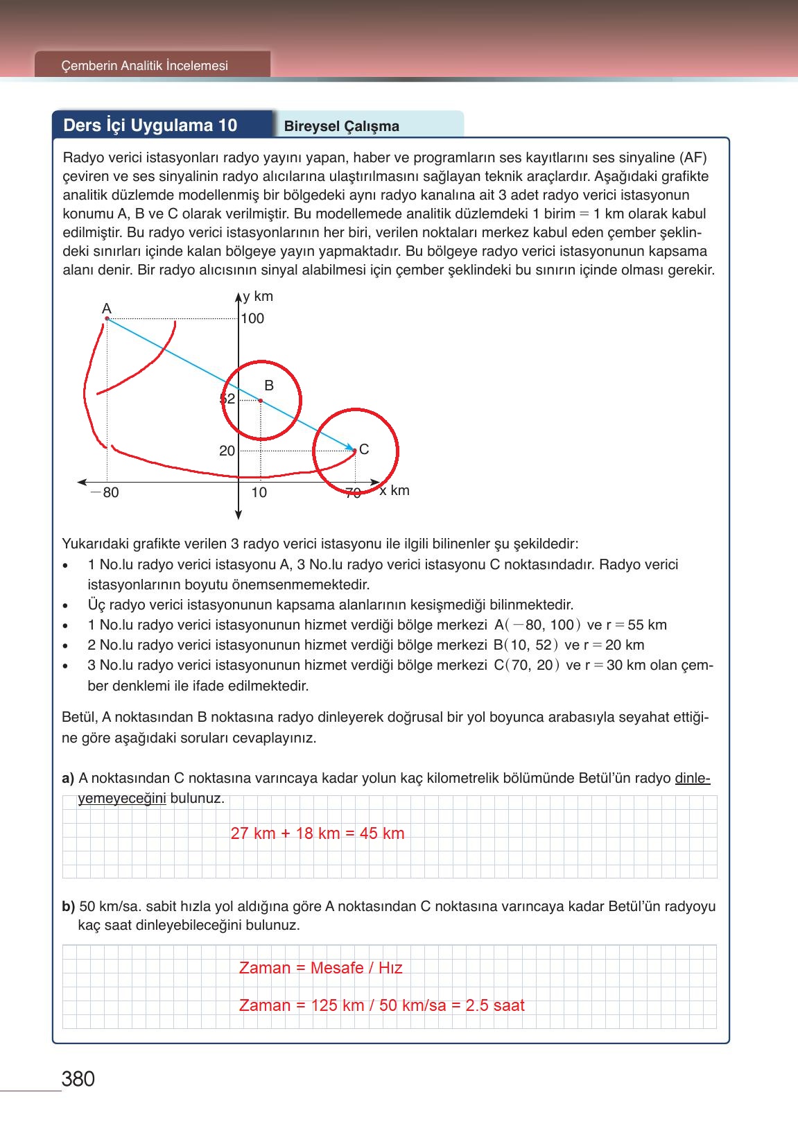12. Sınıf Meb Yayınları Matematik Ders Kitabı Sayfa 380 Cevapları
