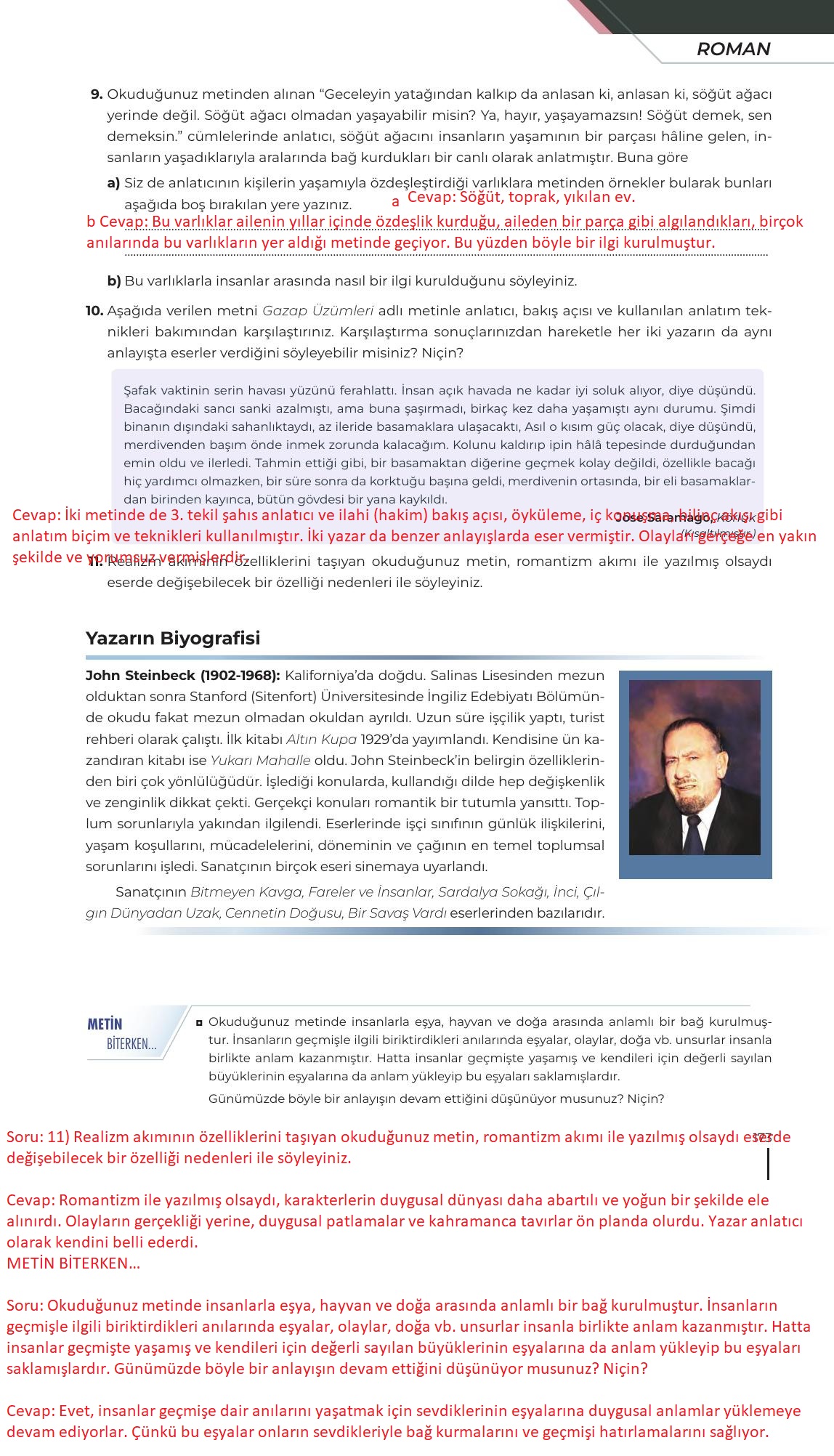 12. Sınıf Meb Yayınları Türk Dili Ve Edebiyatı Ders Kitabı Sayfa 173 Cevapları 12. Sınıf Meb Yayınları Türk Dili Ve Edebiyatı Ders Kitabı Sayfa 173 Cevapları